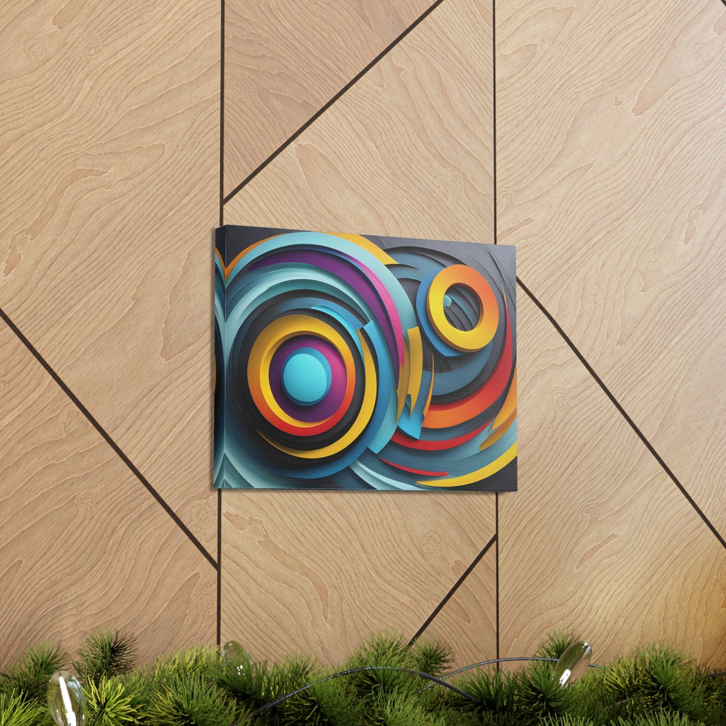 Aurora Canvas: Abstract Wall Décor