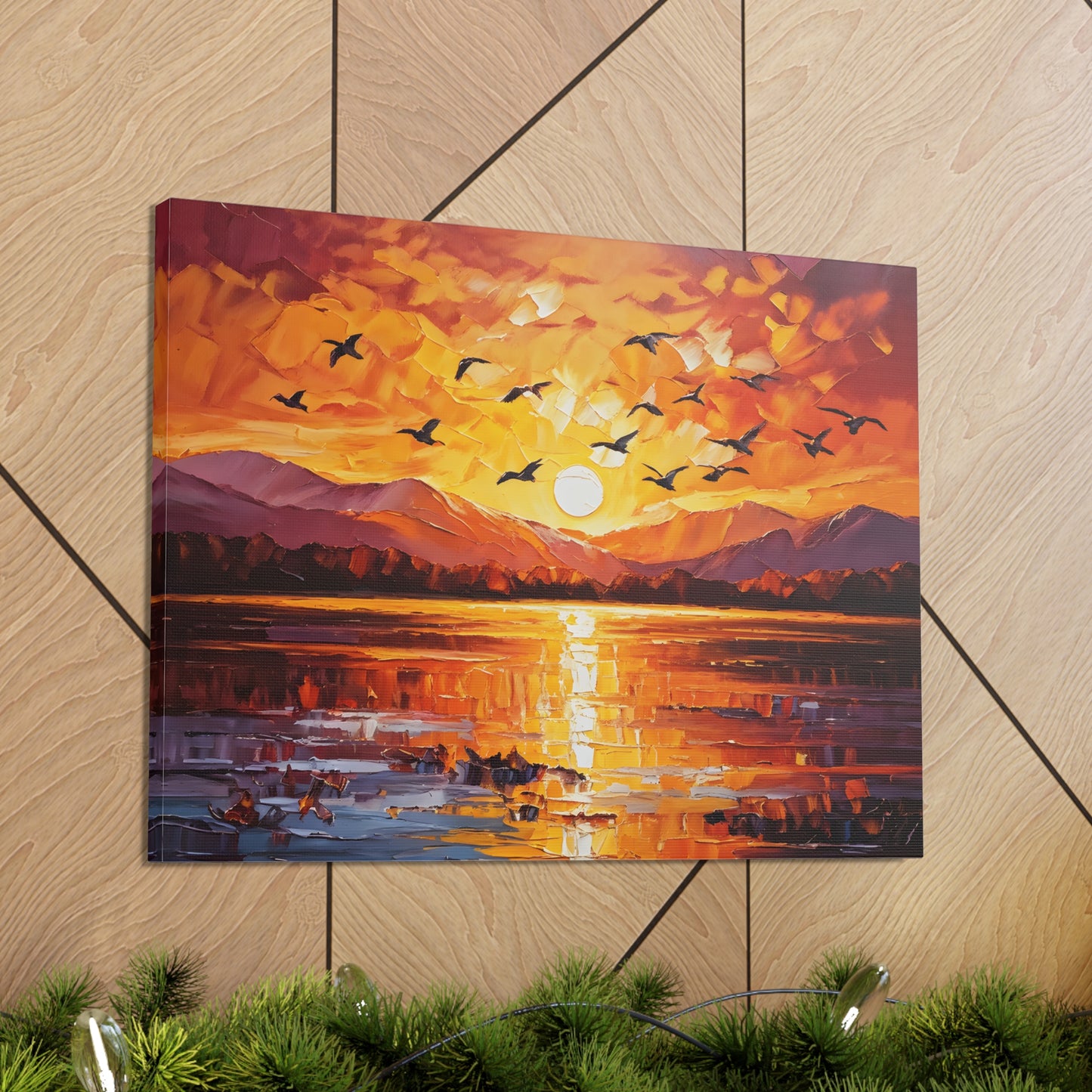 Golden Hour: Classic Oil Painting Wall Décor