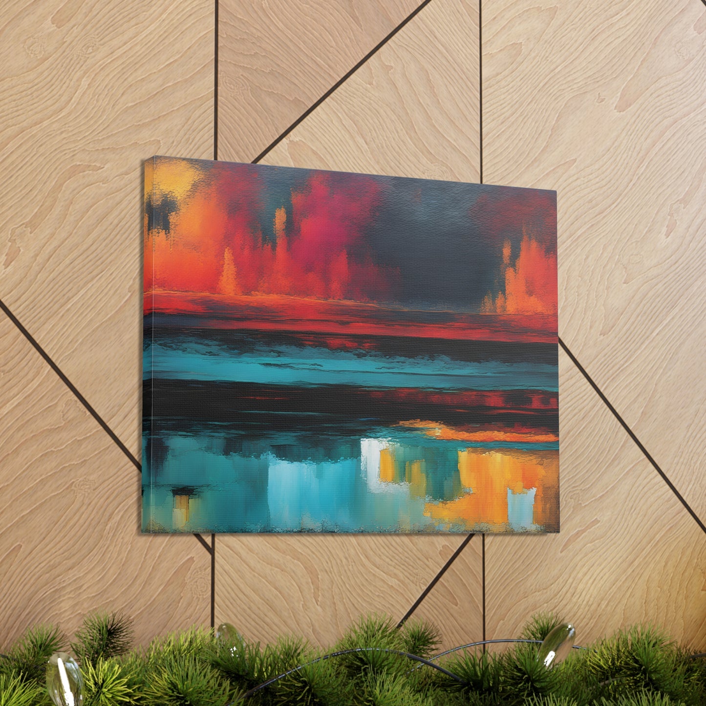 Strokes of the Sky: Abstract Wall Décor