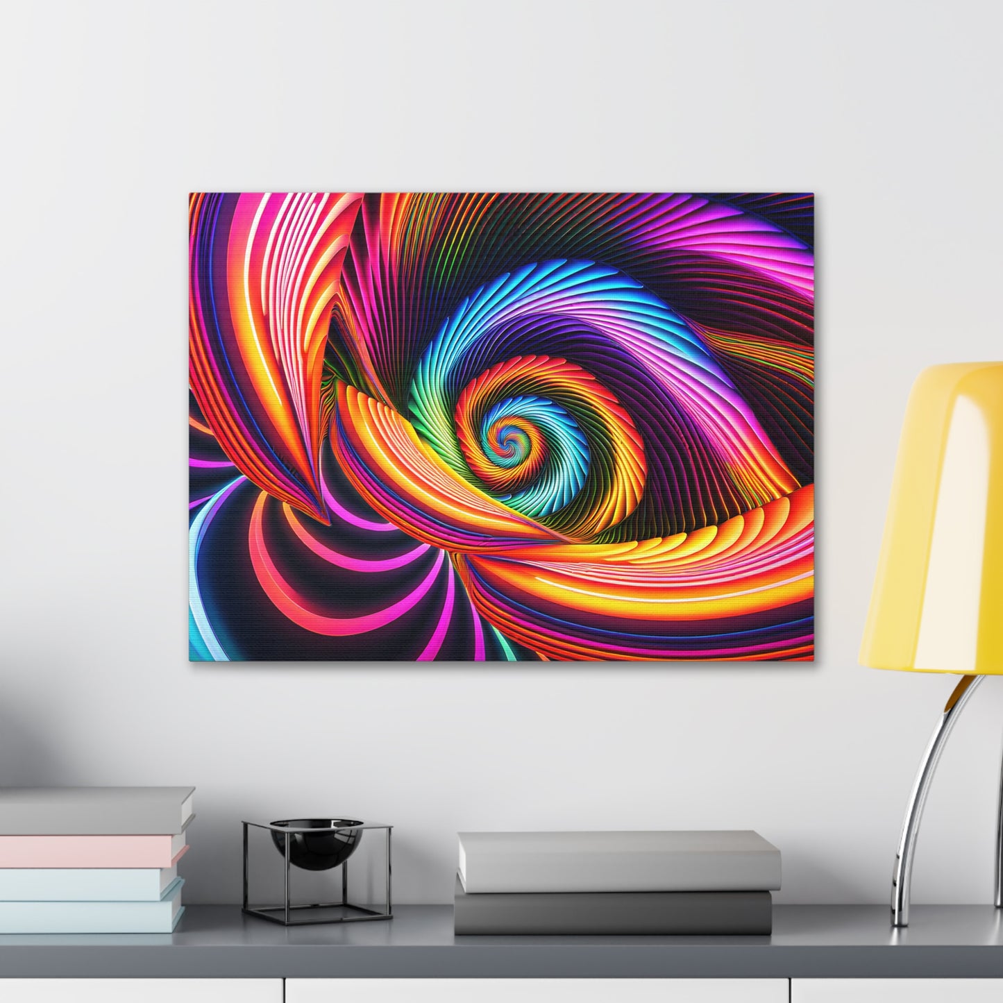 Neon Nebula: Psychedelic Wall Décor