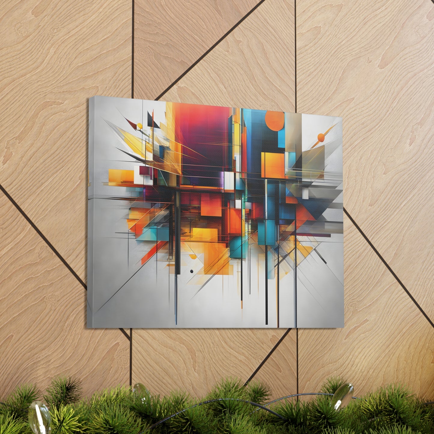 Prism Dance: Abstract Wall Décor