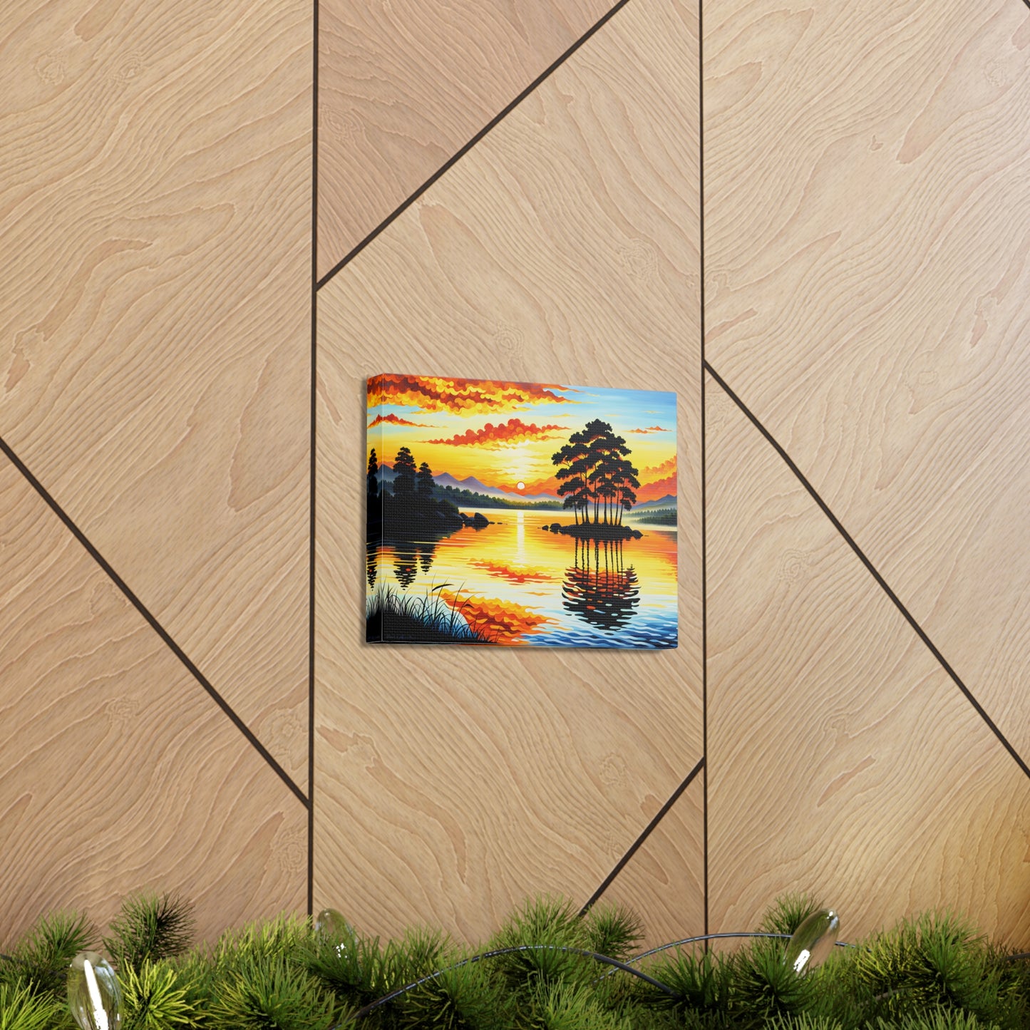 Prairie Horizon: Classic Oil Painting Wall Décor