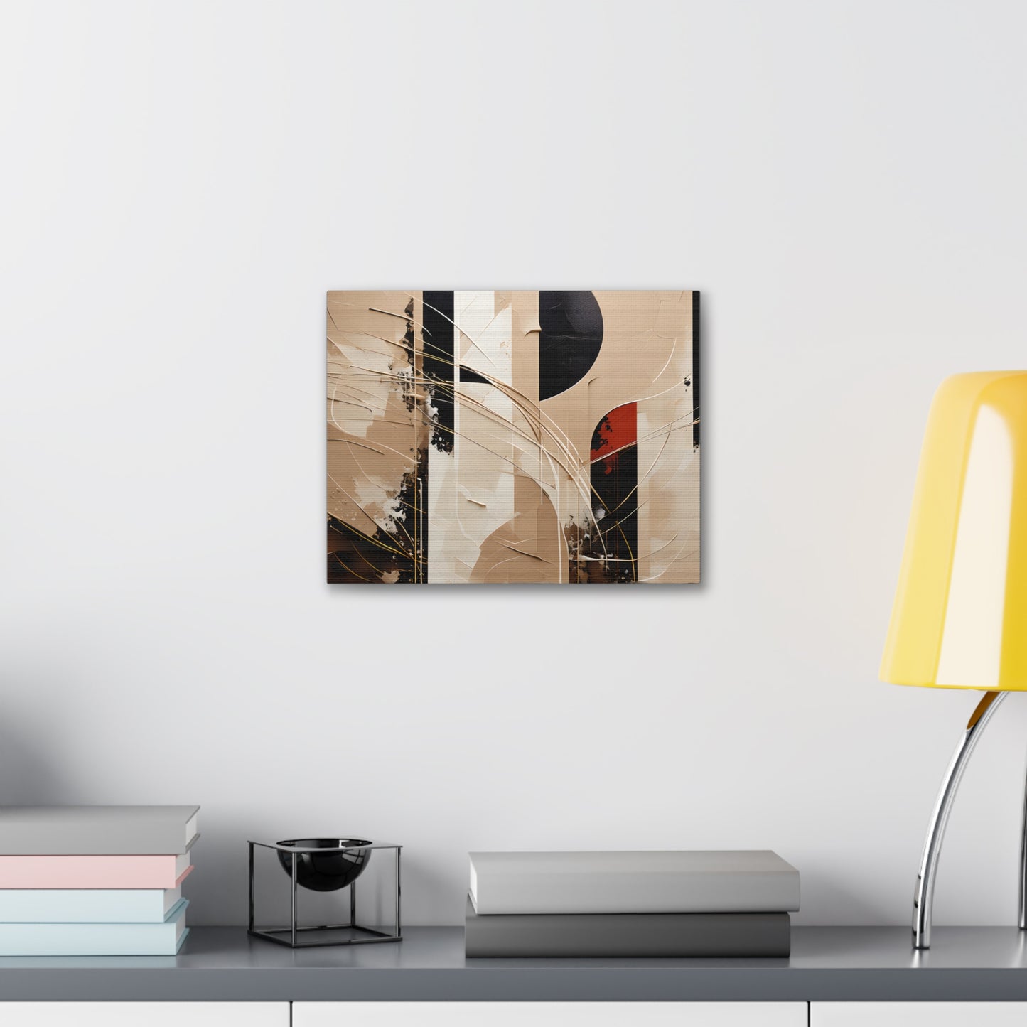 Serene Beauty: Abstract Beige Wall Décor