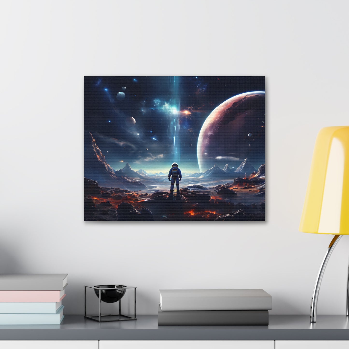 Astronaut's Journey: Space Wall Décor