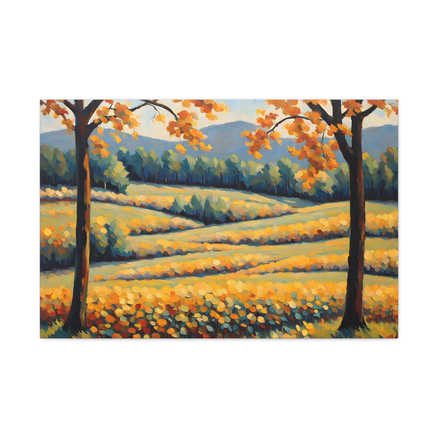 Whispering Valley: Classic Oil Painting Wall Décor