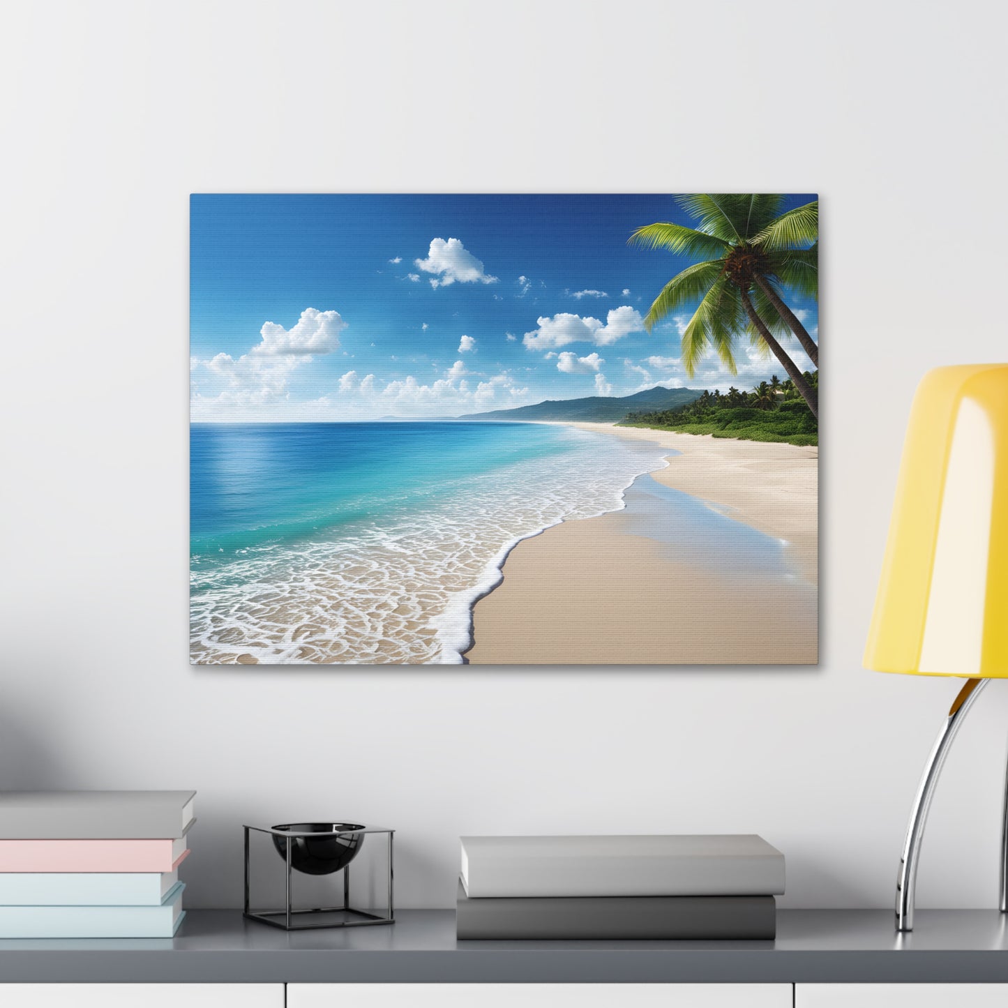 Golden Sands Serenity: Beach Wall Décor