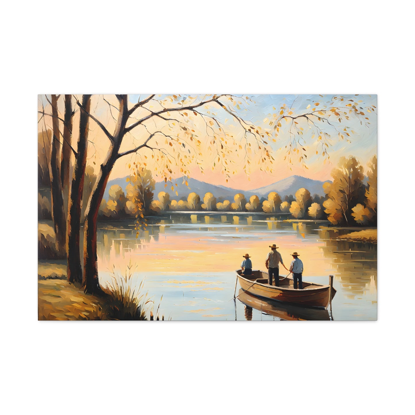 River’s Bend: Classic Oil Painting Wall Décor