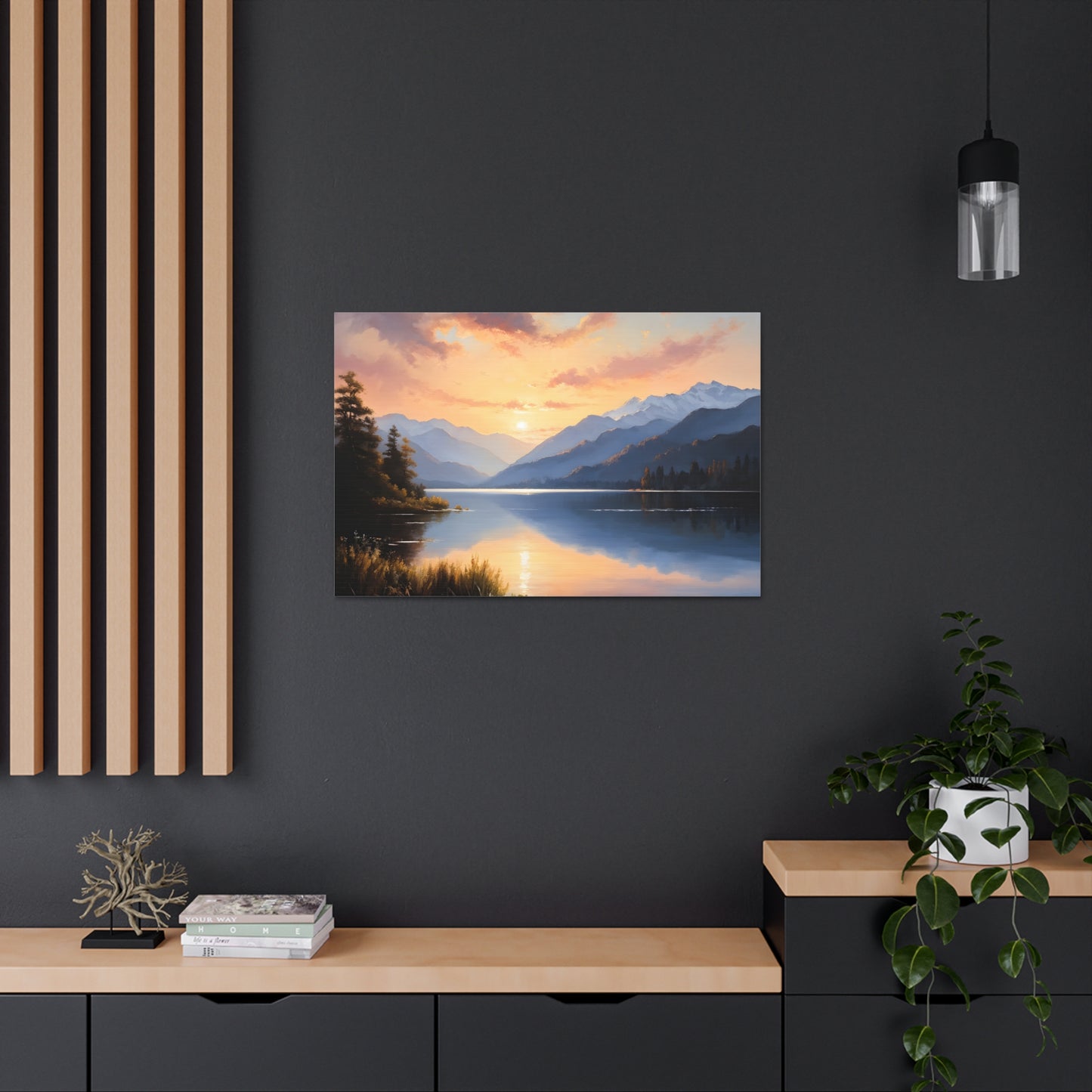 Whispering Glade: Classic Oil Painting Wall Décor