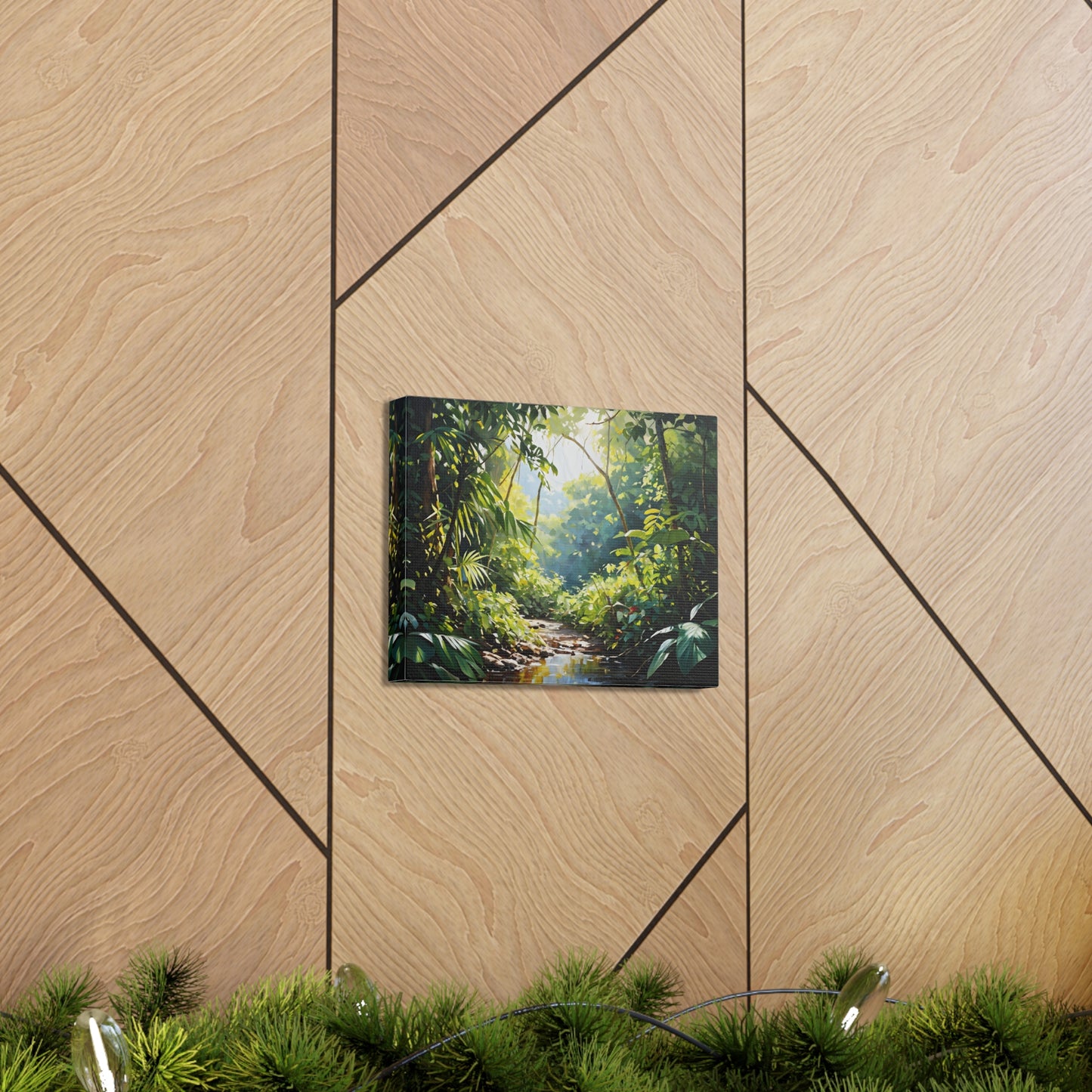 Vibrant Jungle: Classic Oil Painting Wall Décor