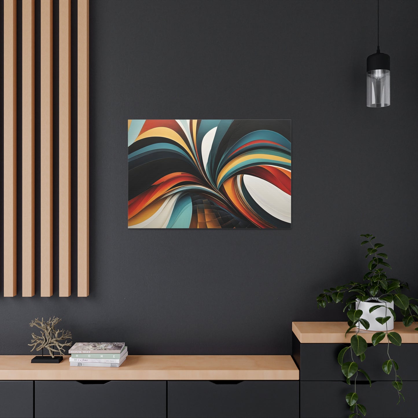 Spectrum Harmony: Abstract Wall Décor