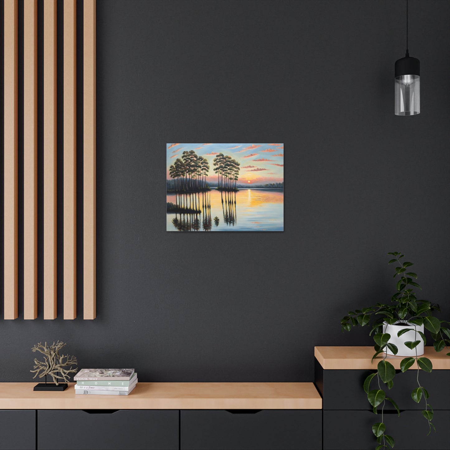 Crystal Waters: Classic Oil Painting Wall Décor