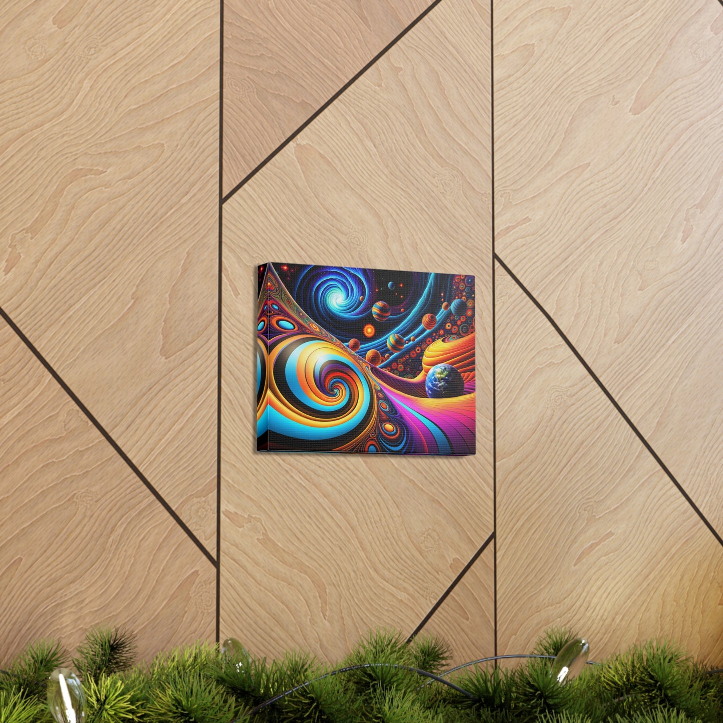 Cosmic Carousel: Psychedelic Wall Décor