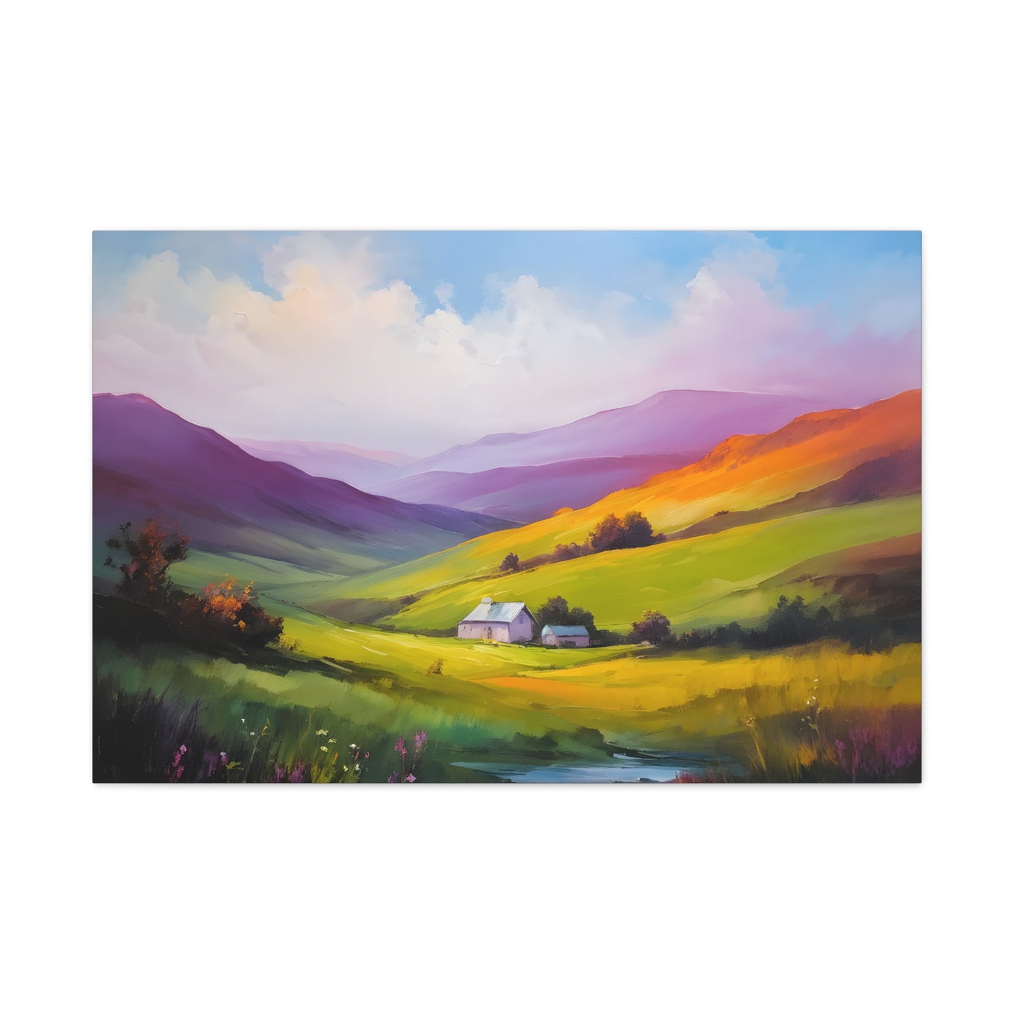 Enchanted View: Classic Oil Painting Wall Décor