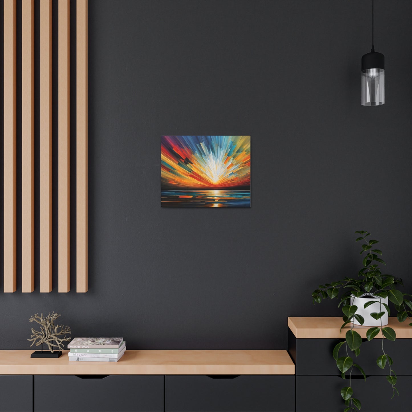 Solar Stream: Abstract Wall Décor