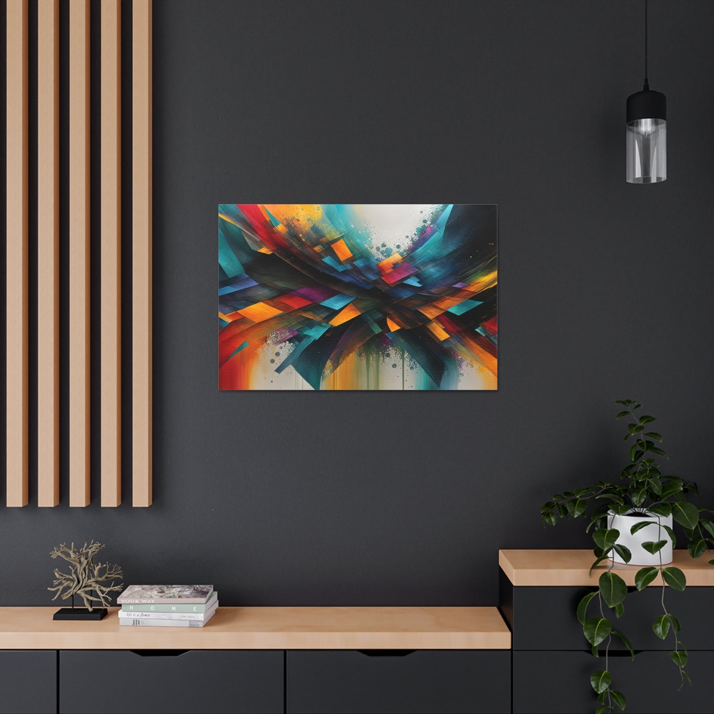 Harmony Waves: Abstract Wall Décor