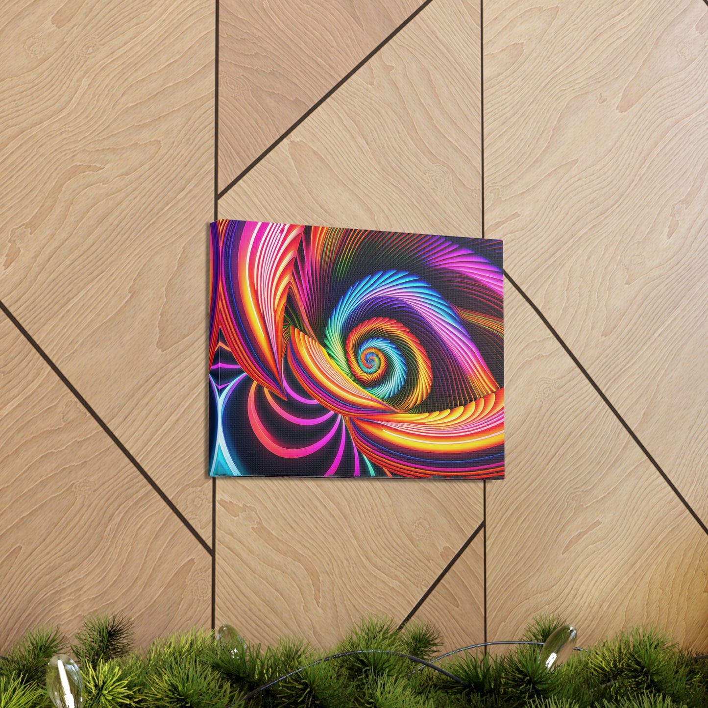 Neon Nebula: Psychedelic Wall Décor