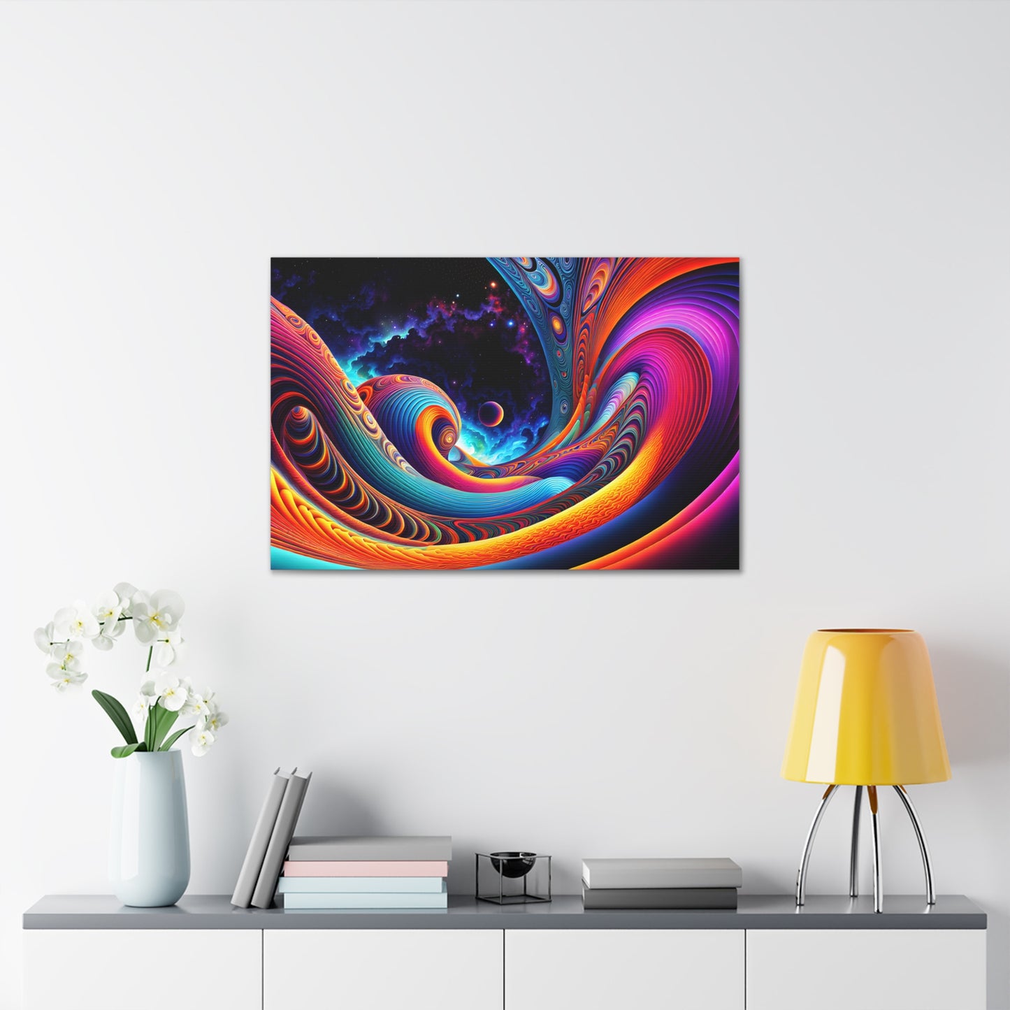 Galactic Groove: Psychedelic Wall Décor