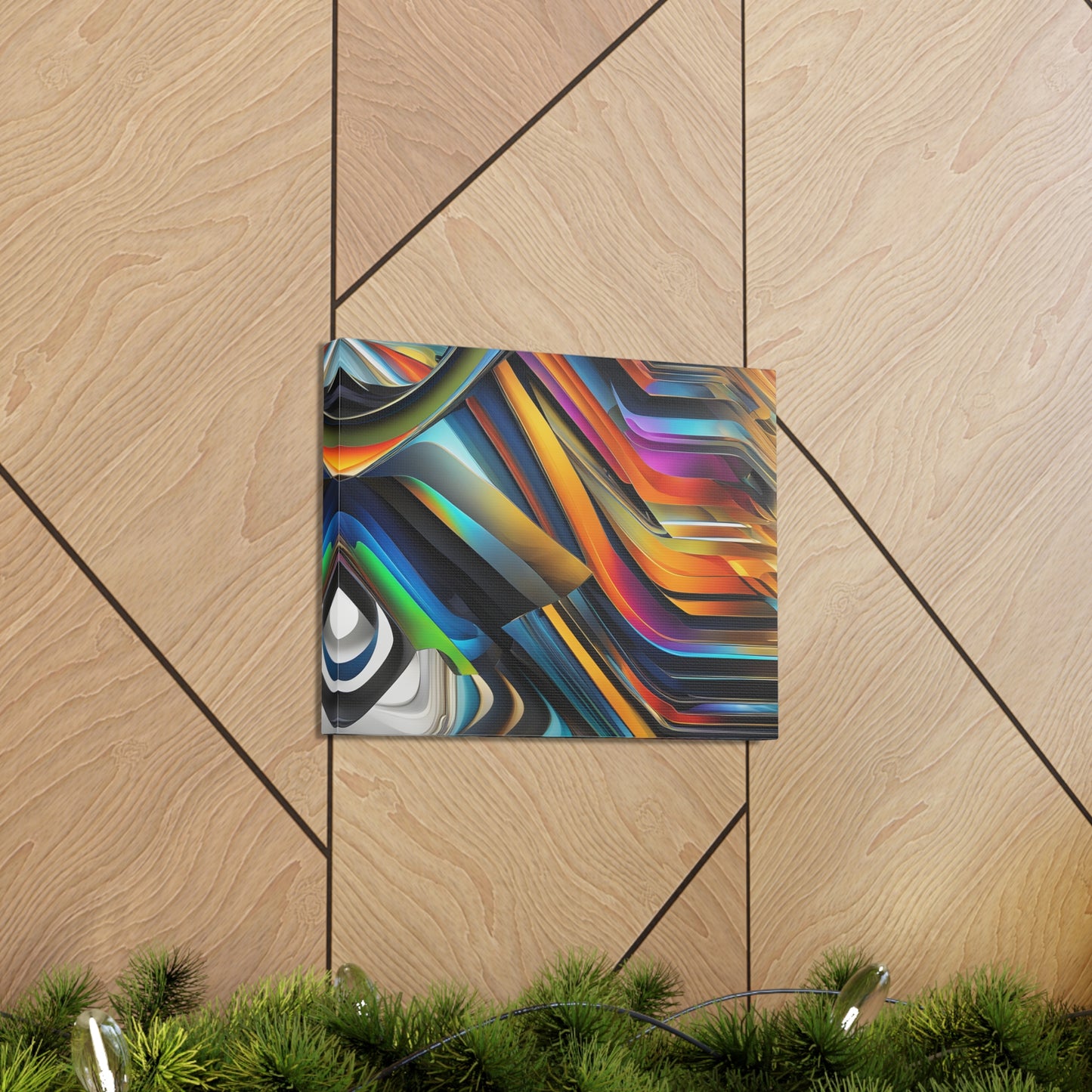 Temporal Waves: Abstract Wall Décor