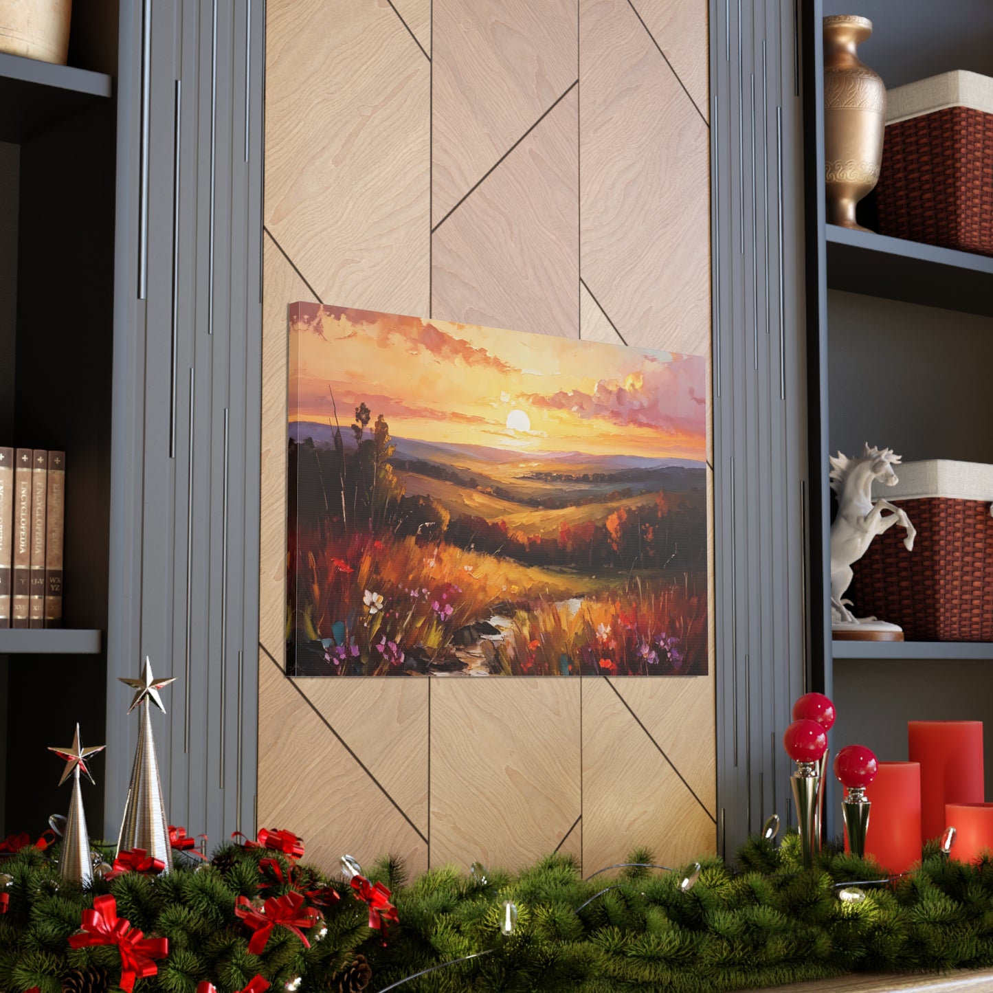 Enchanted Horizon: Classic Oil Painting Wall Décor