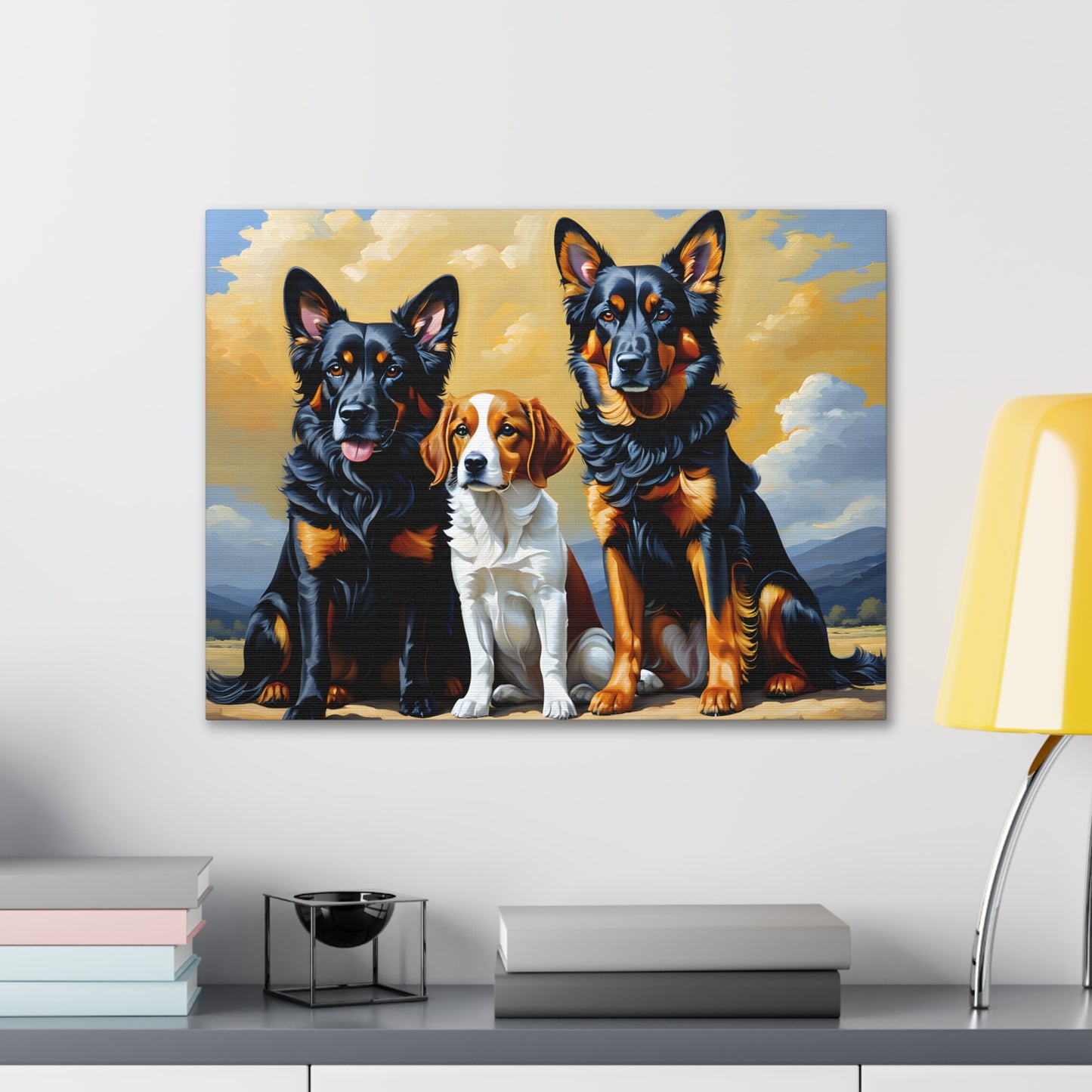 Dog's Elegance: Animal Wall Décor