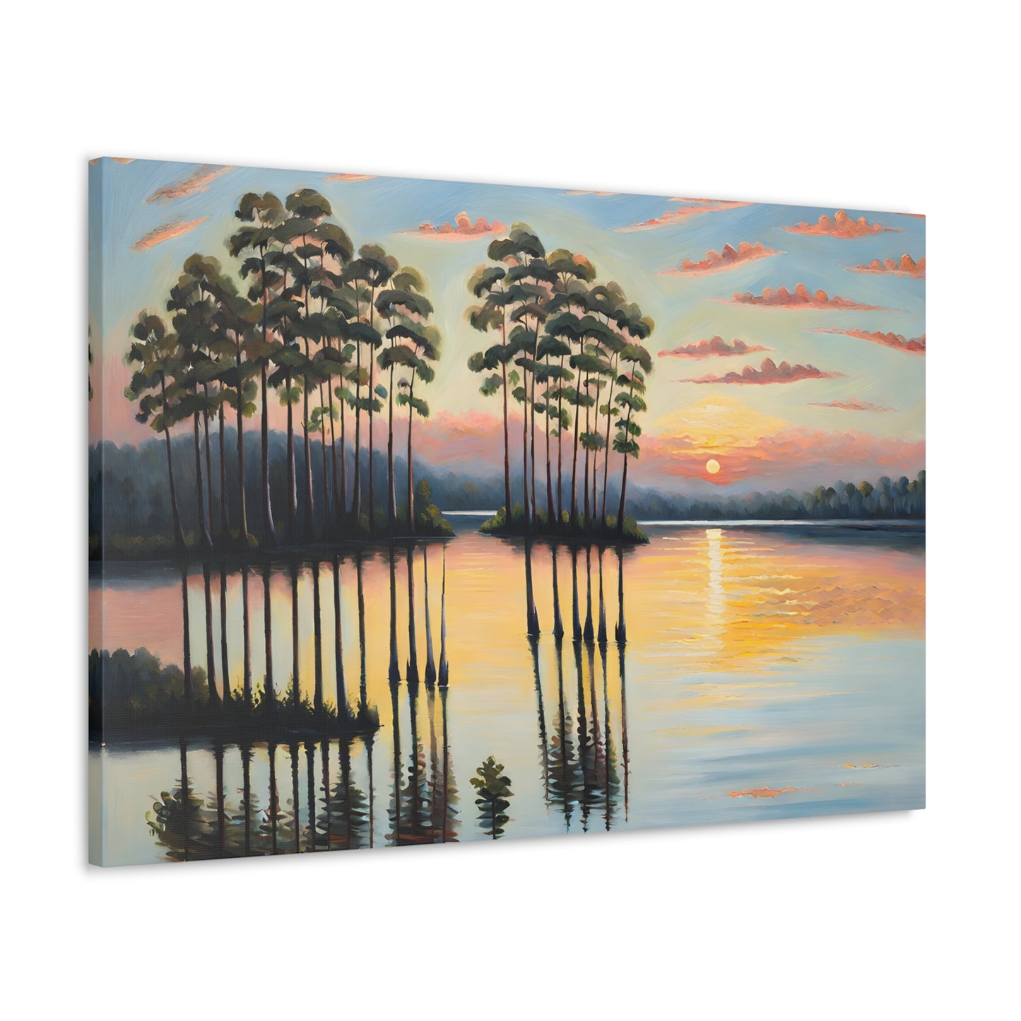 Crystal Waters: Classic Oil Painting Wall Décor