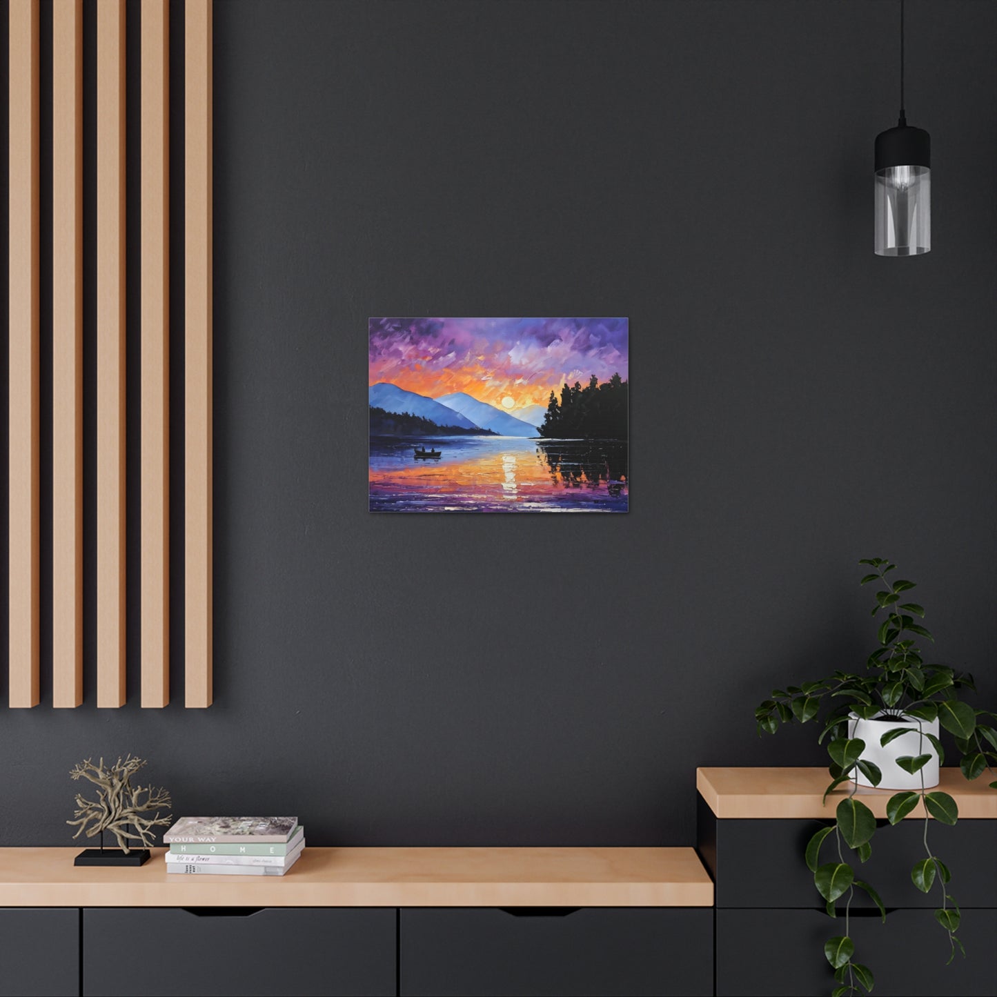 Wilderness Dawn: Classic Oil Painting Wall Décor