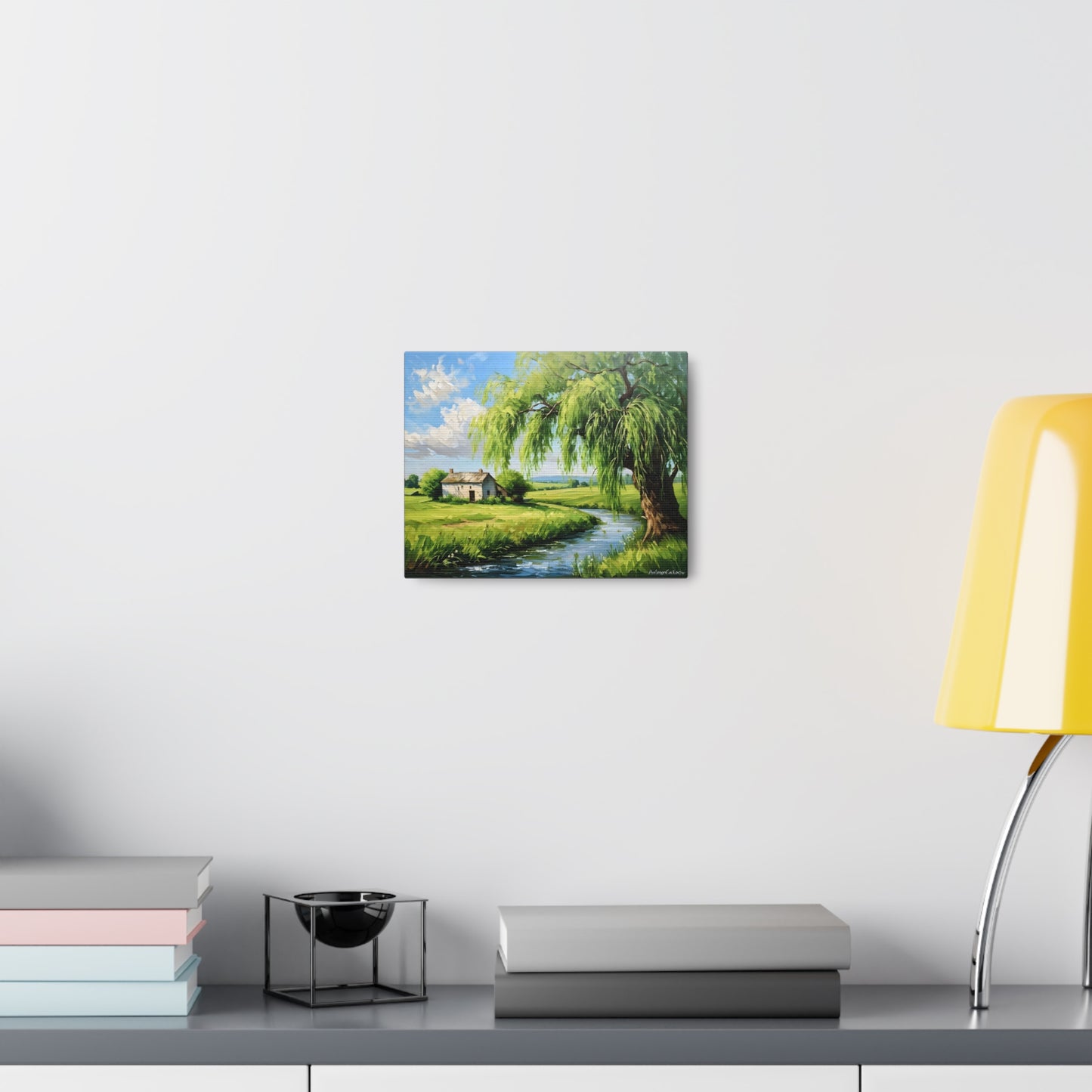 Peaceful Haven: Classic Oil Painting Wall Décor