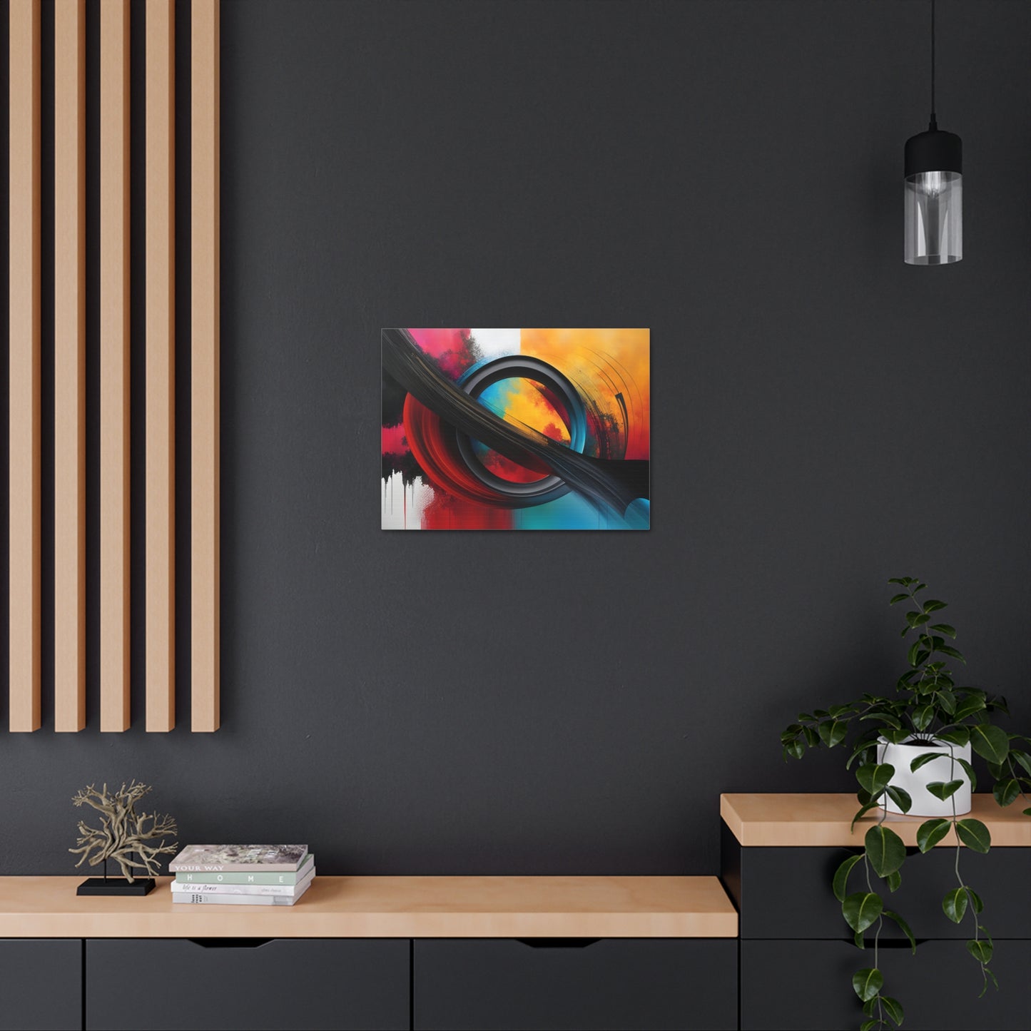 Radiant Odyssey: Abstract Wall Décor