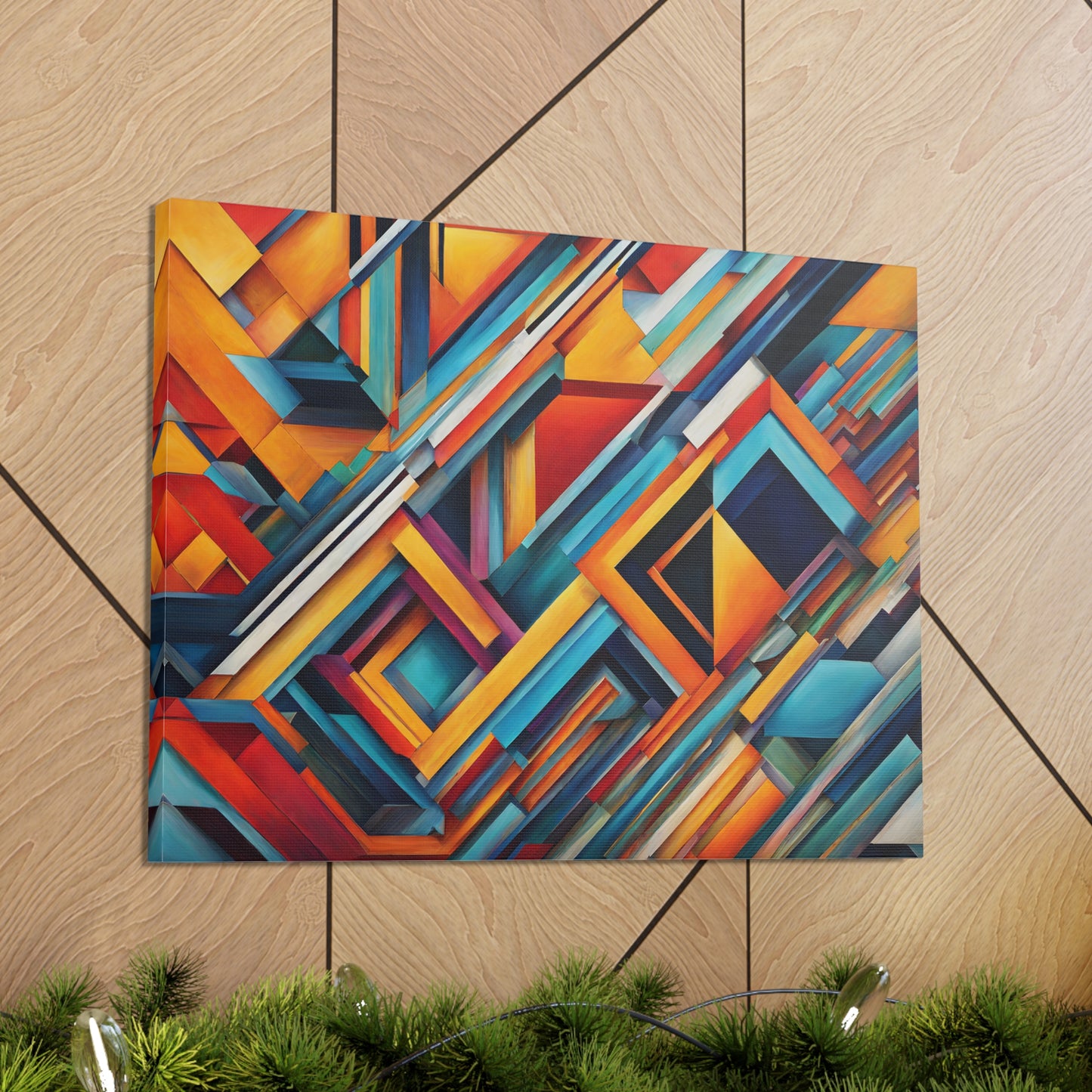 Chromatic Mist: Abstract Wall Décor