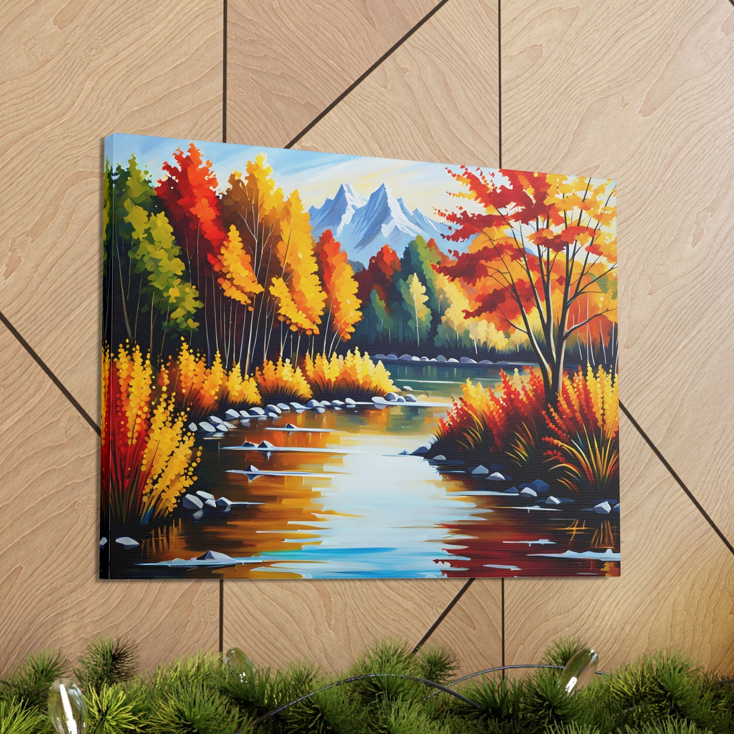 Autumn Hues: Classic Oil Painting Wall Décor