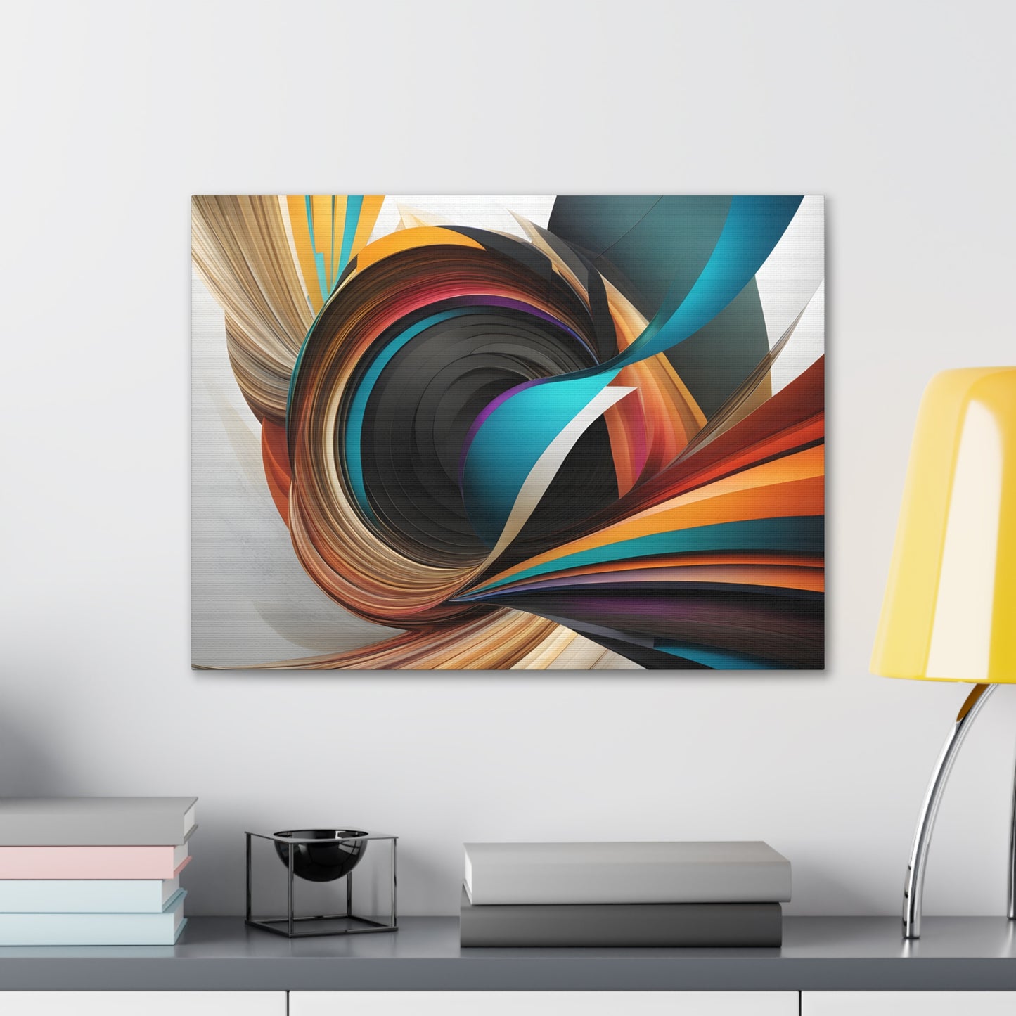 Spectrum Whirl: Abstract Wall Décor