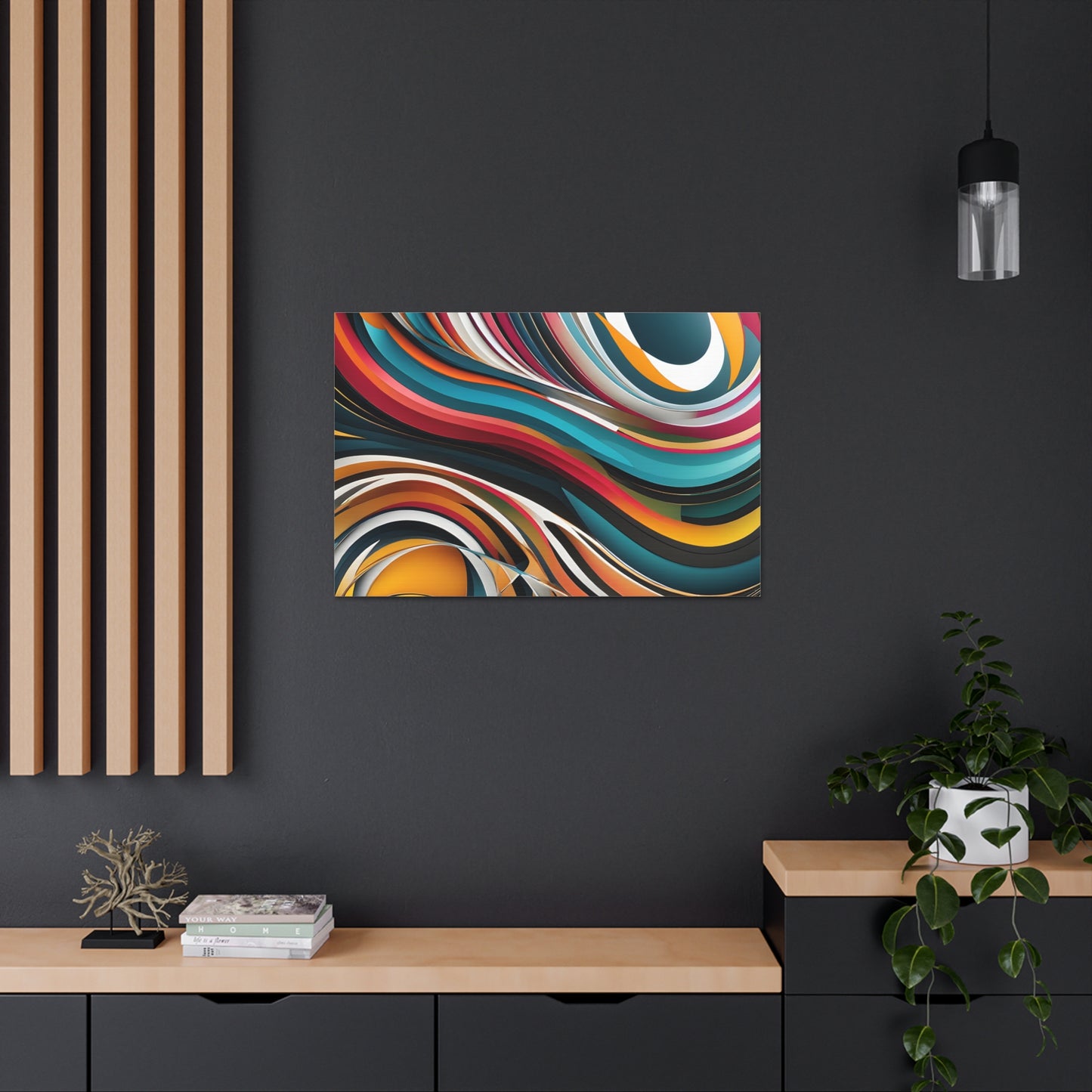 Mystic Streams: Abstract Wall Décor