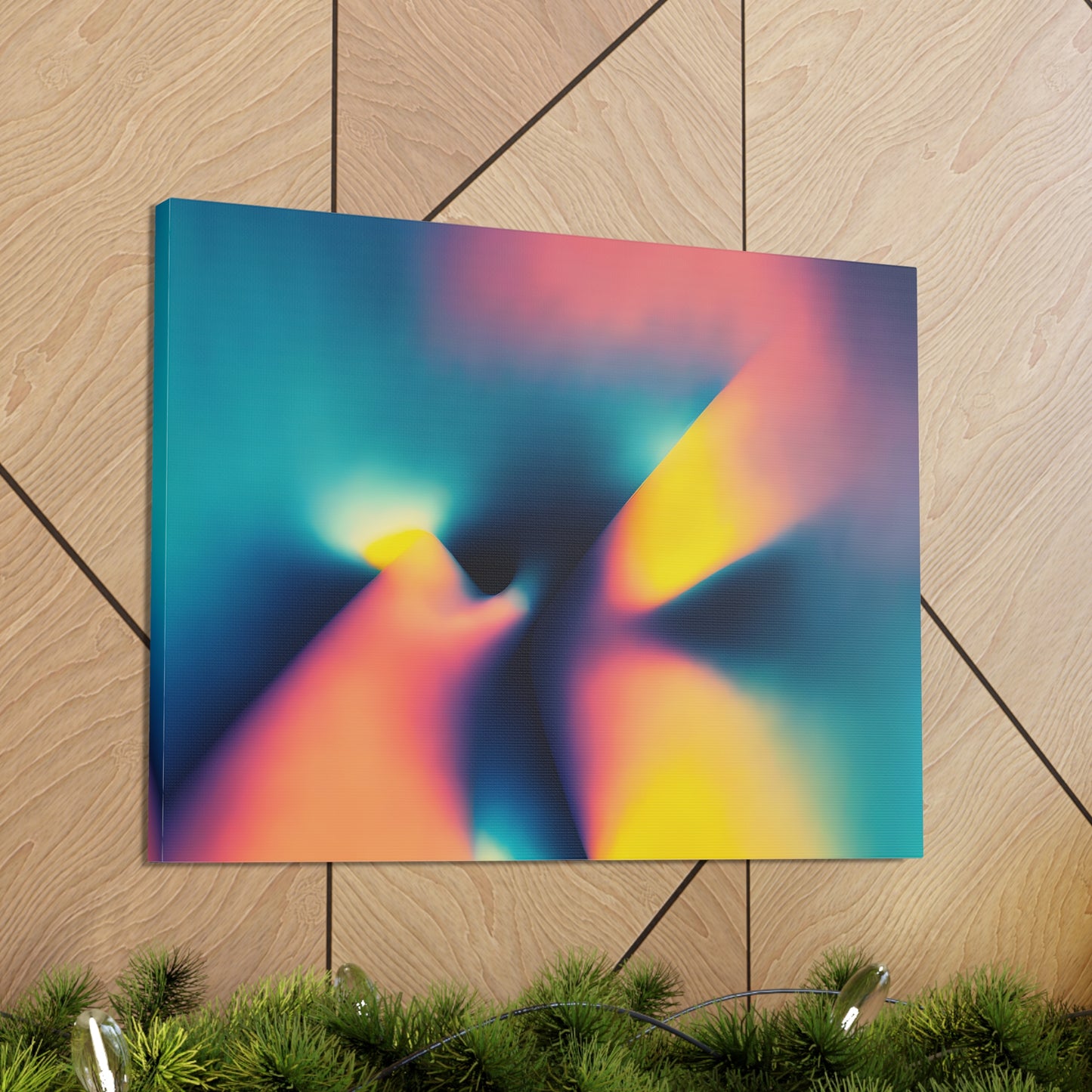 Vivid Whirlpool: Abstract Colors Wall Décor