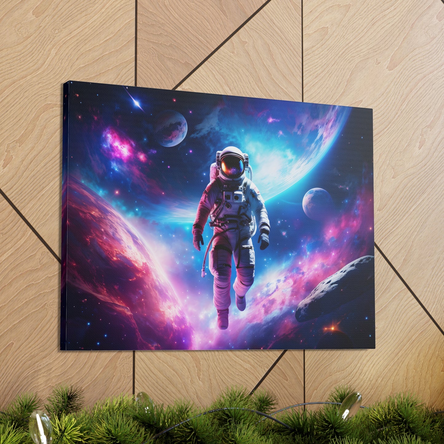 Astronaut's Ascent: Space Wall Décor