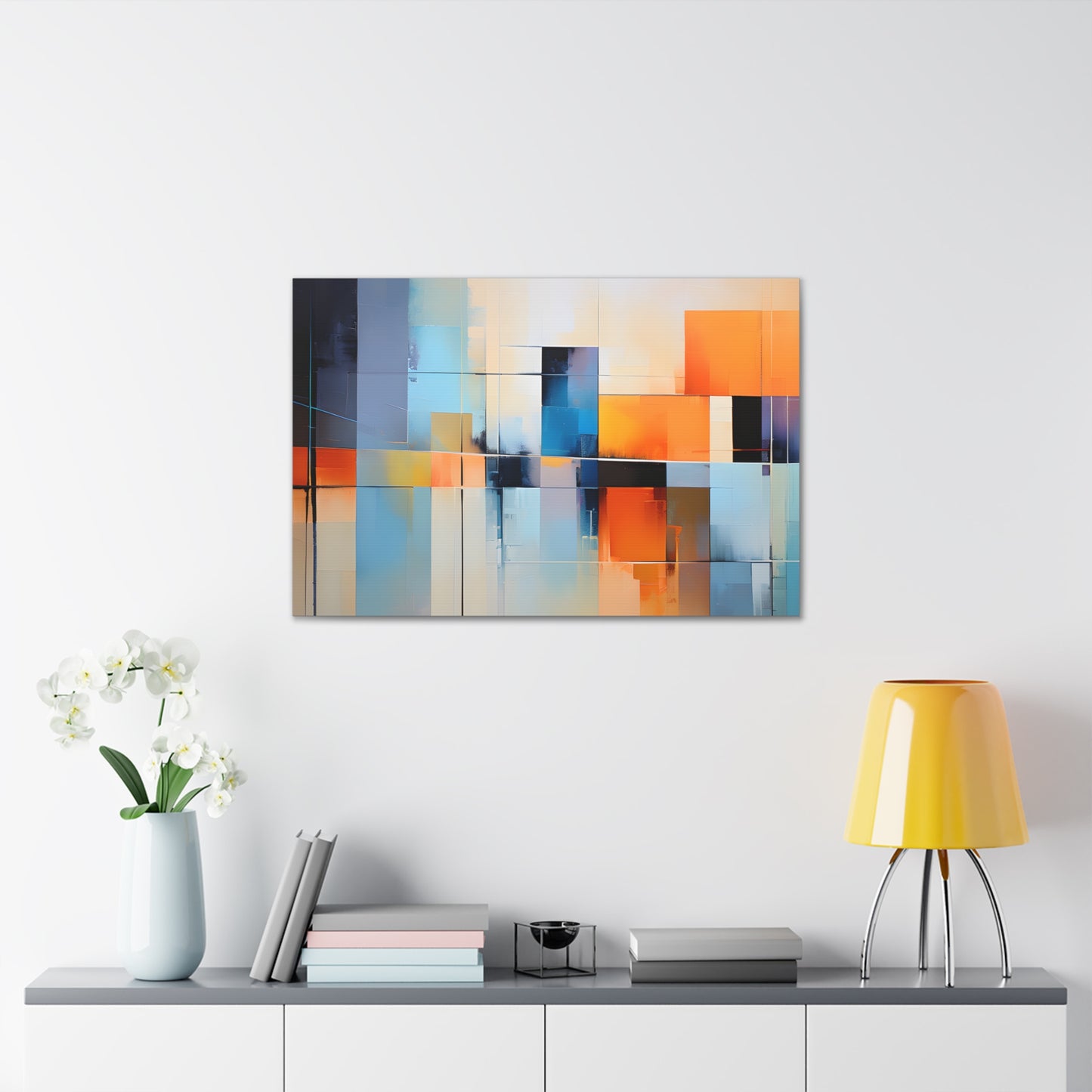 Luminous Lines: Abstract Wall Décor