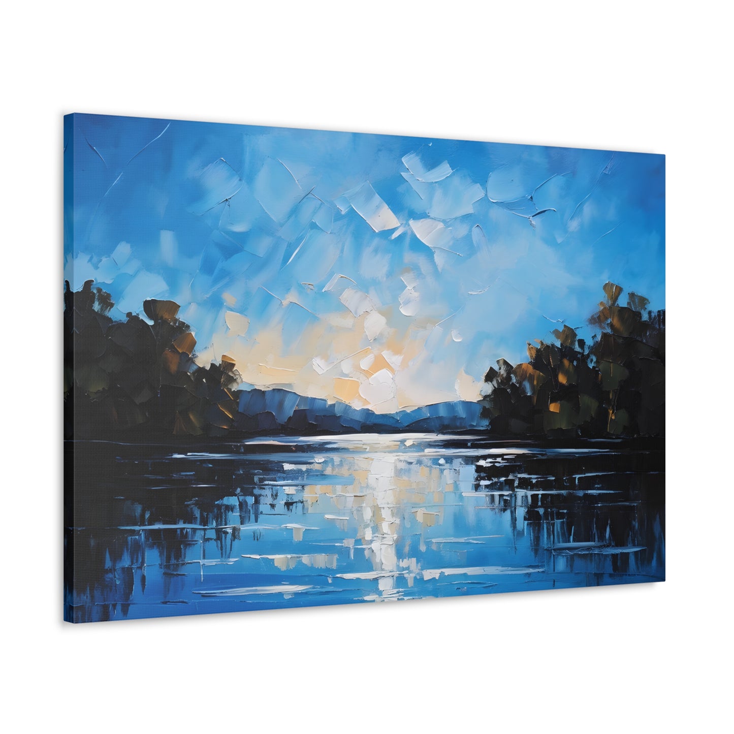 Tranquil Bay: Classic Oil Painting Wall Décor