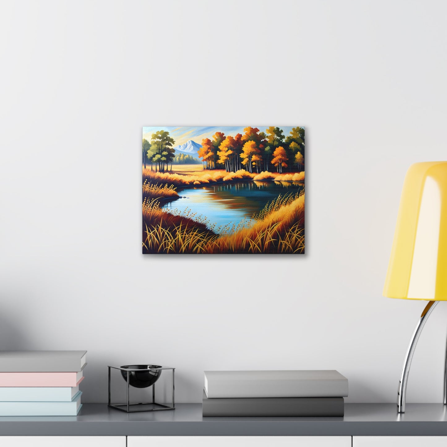 Whispers of Fall: Classic Oil Painting Wall Décor