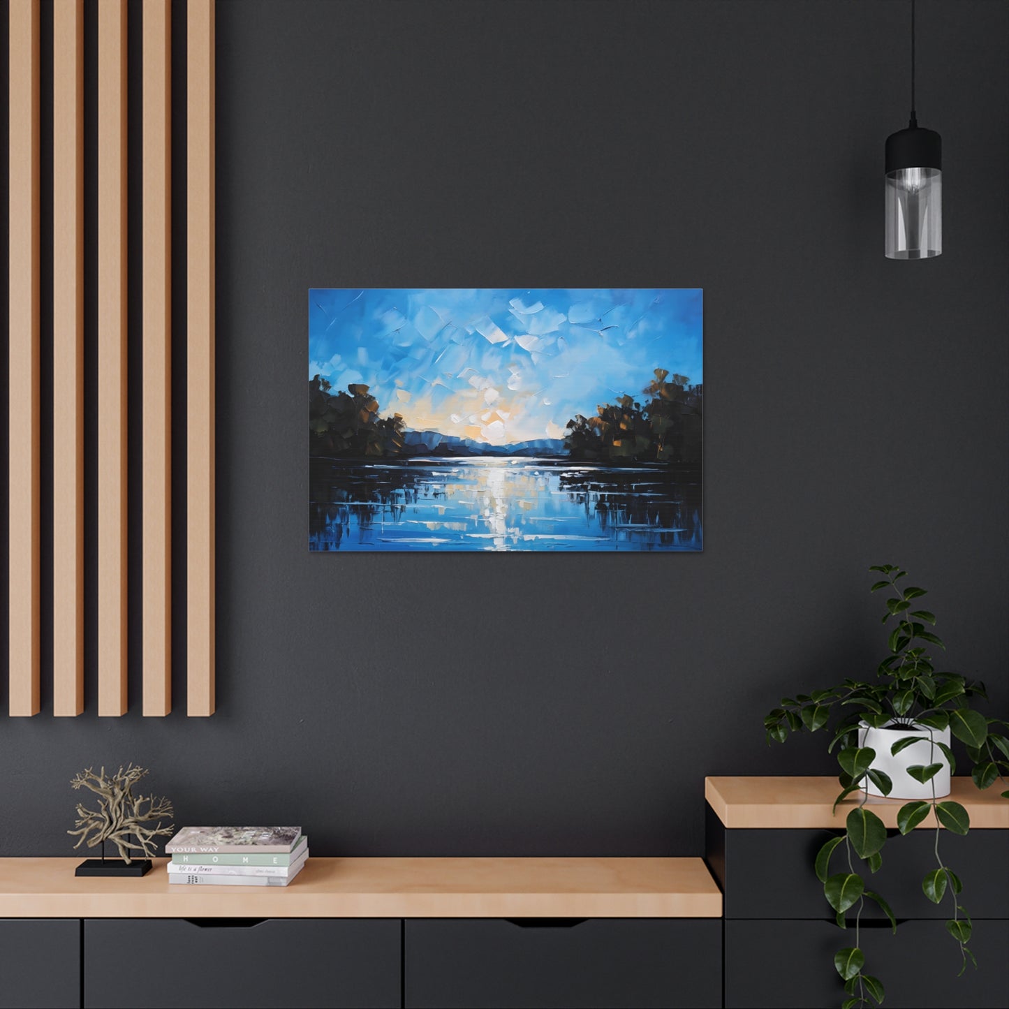 Tranquil Bay: Classic Oil Painting Wall Décor