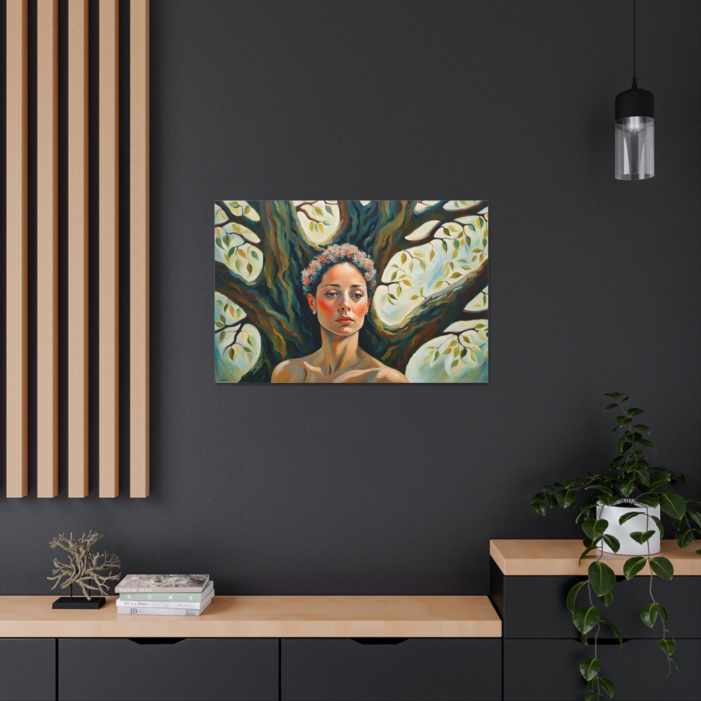 Ethereal Glow: Classic Oil Painting Wall Décor