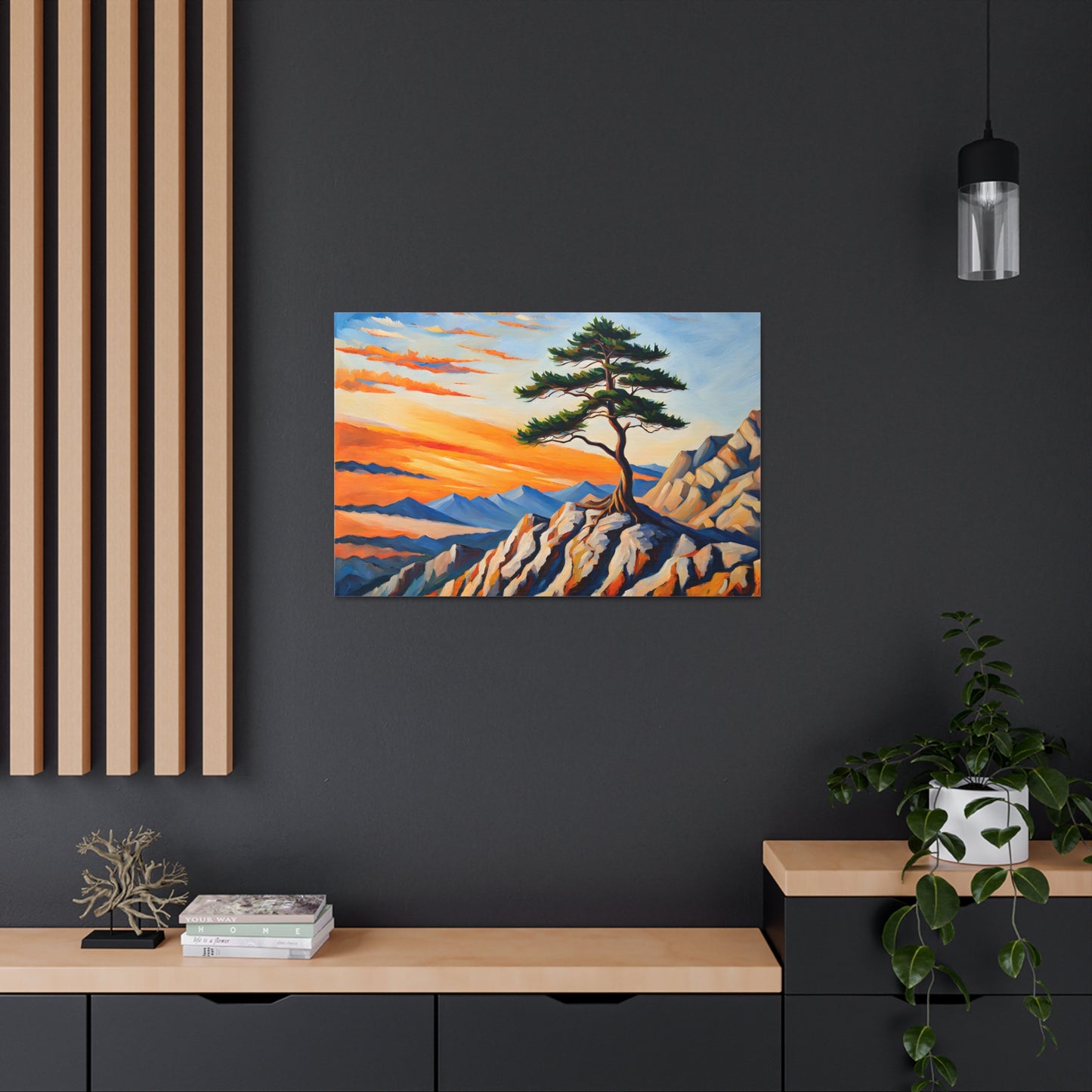 Warm Hues: Classic Oil Painting Wall Décor