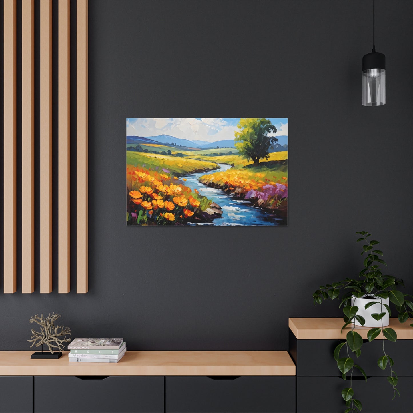 Radiant Garden: Classic Oil Painting Wall Décor