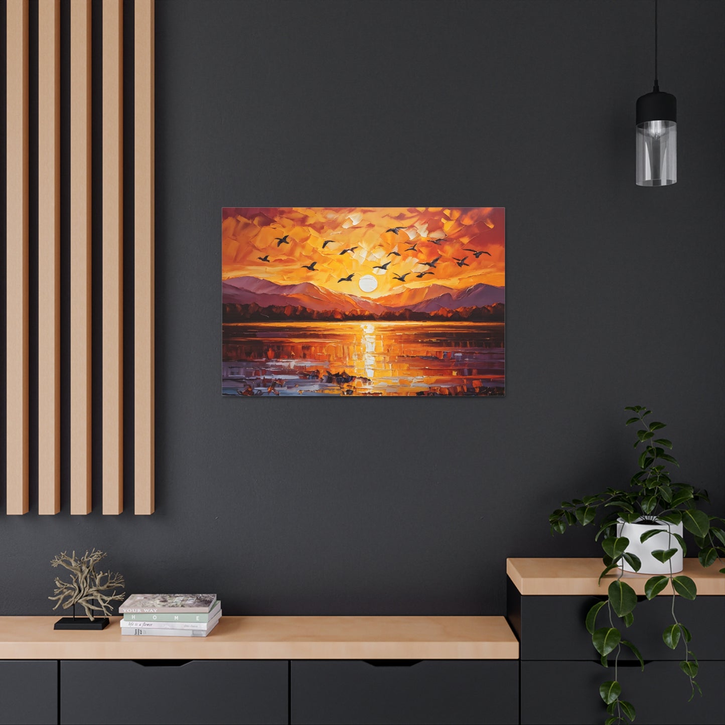 Golden Hour: Classic Oil Painting Wall Décor