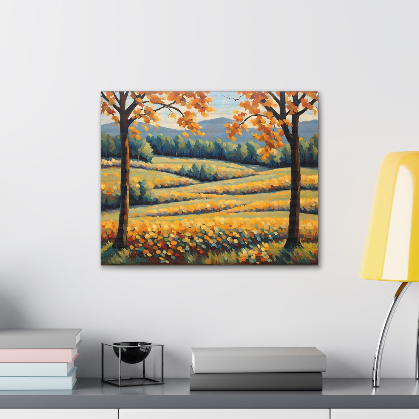 Whispering Valley: Classic Oil Painting Wall Décor