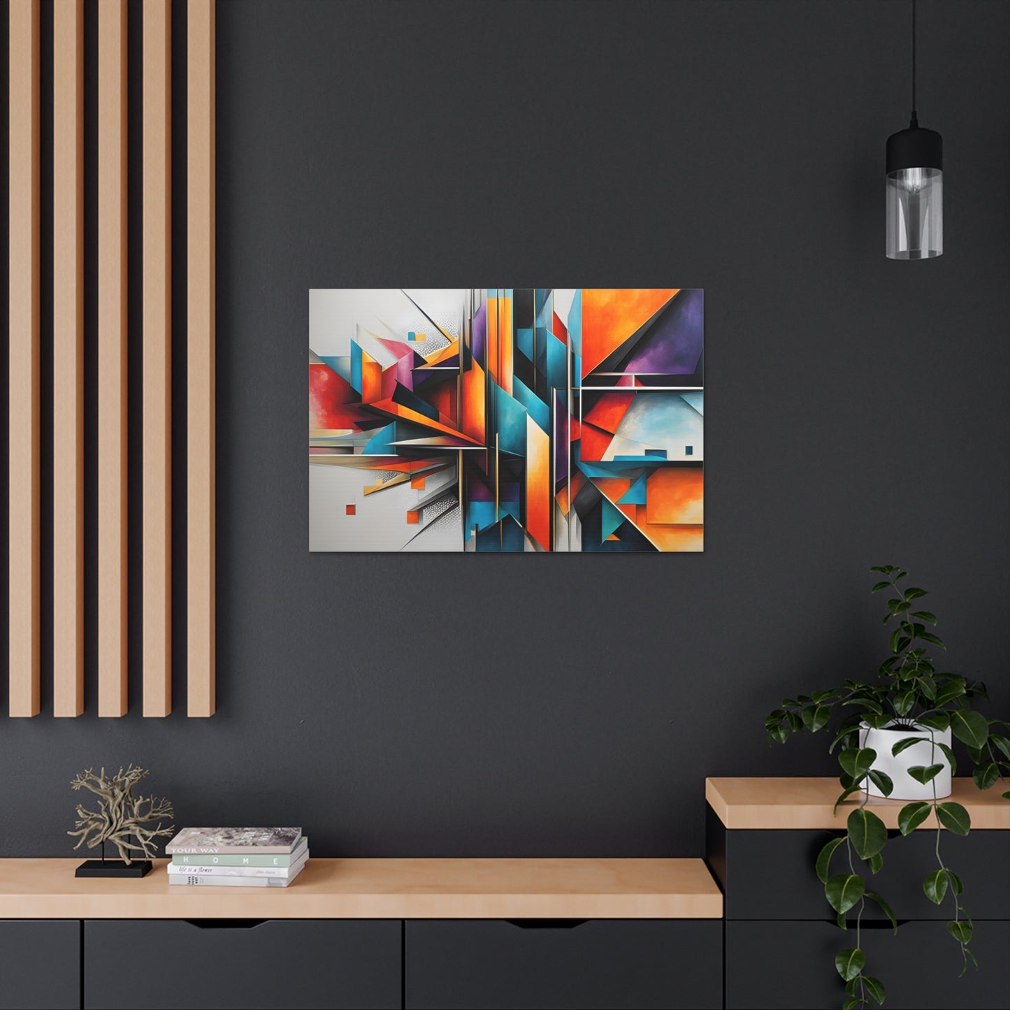 Radiant Fragments: Abstract Wall Décor