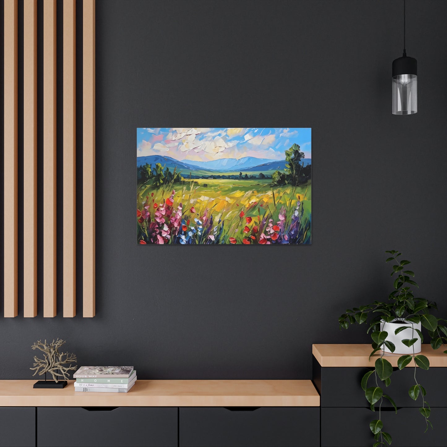 Tranquil Garden: Classic Oil Painting Wall Décor