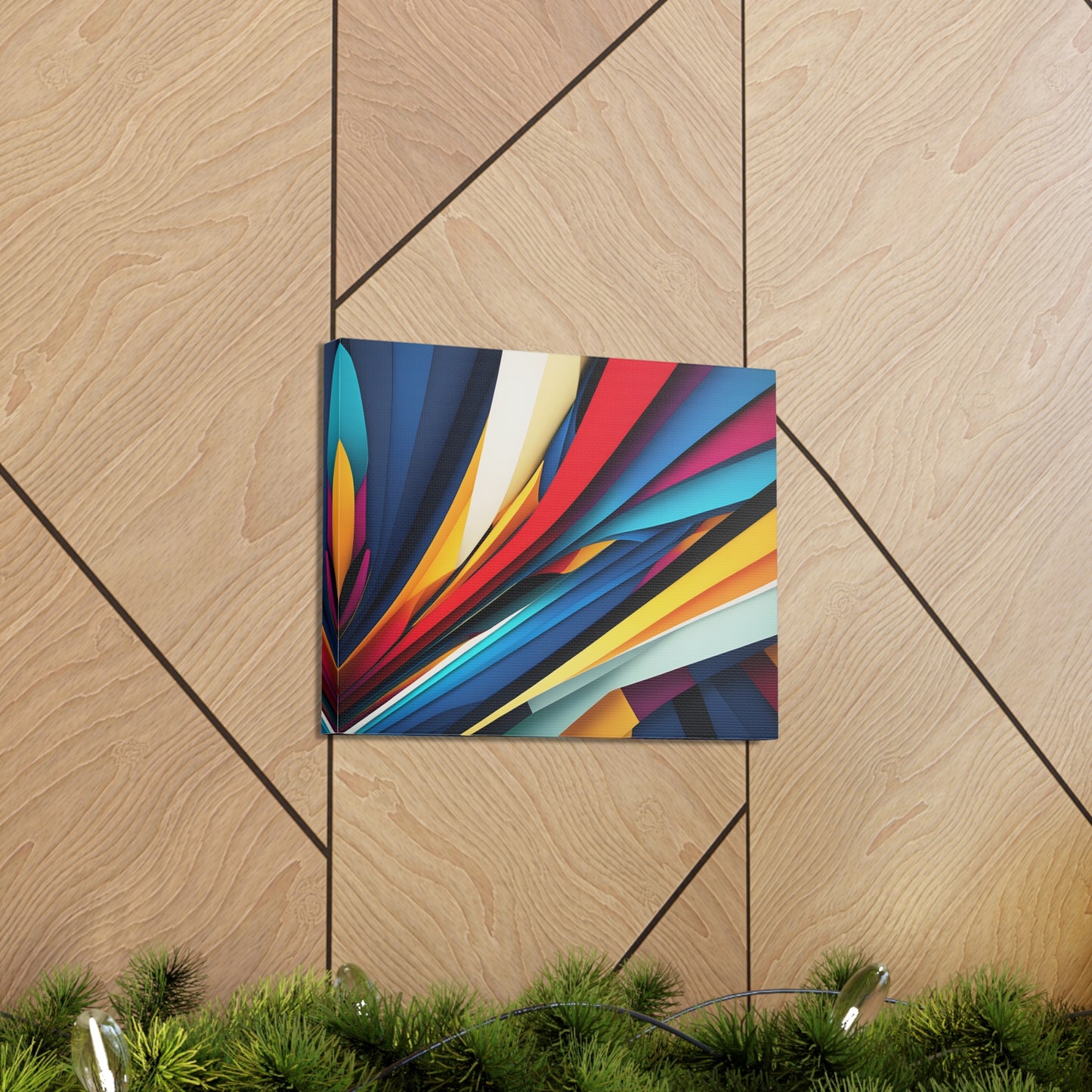 Eclipsed Waves: Abstract Wall Décor