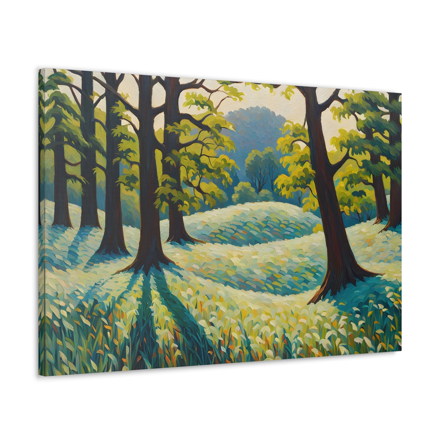 Forest Sanctuary: Classic Oil Painting Wall Décor