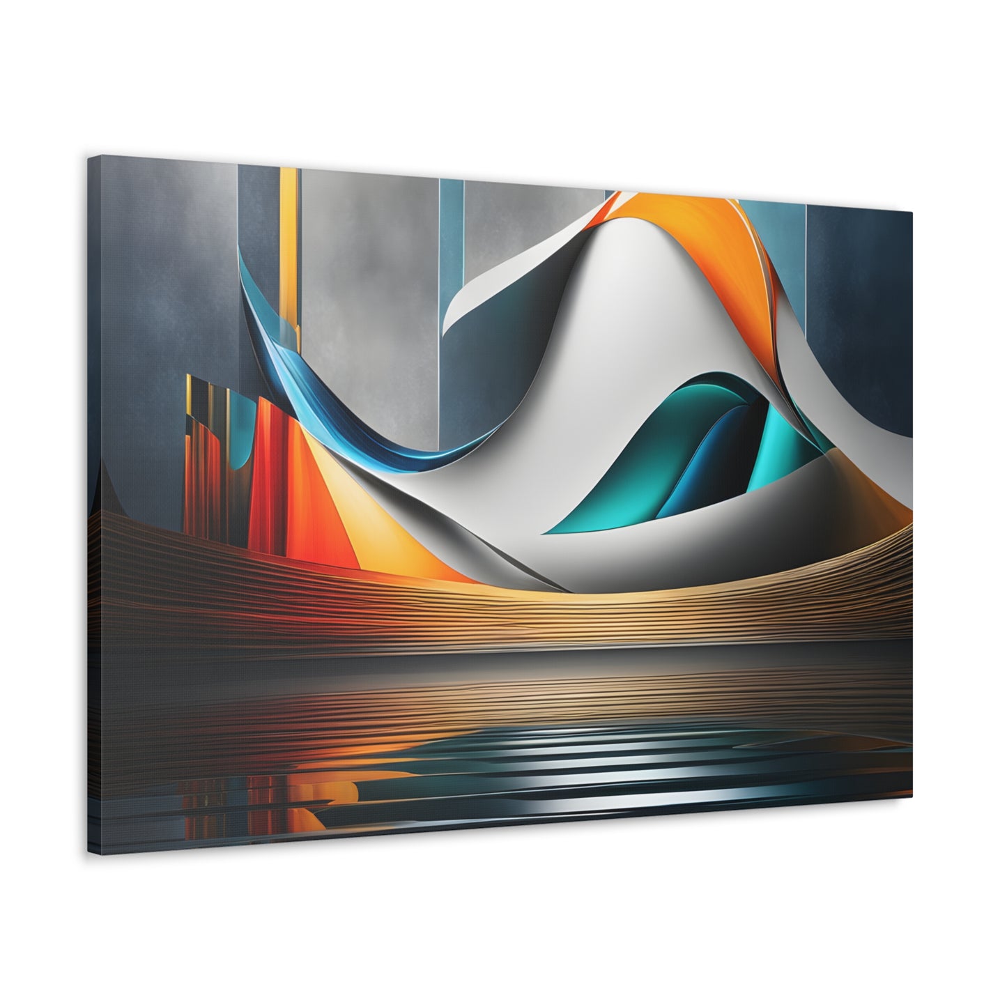 Spectrum Streams: Abstract Wall Décor