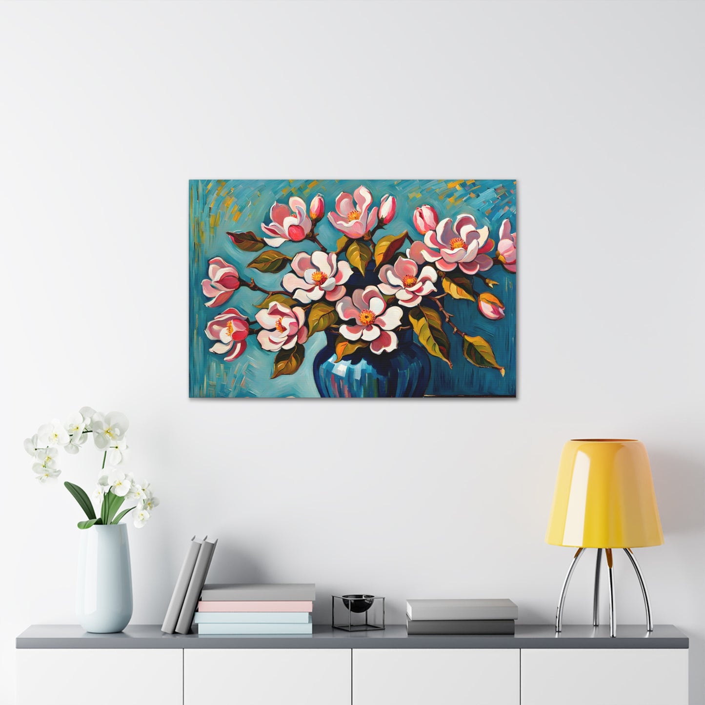 Lush Primrose: Classic Oil Painting Wall Décor