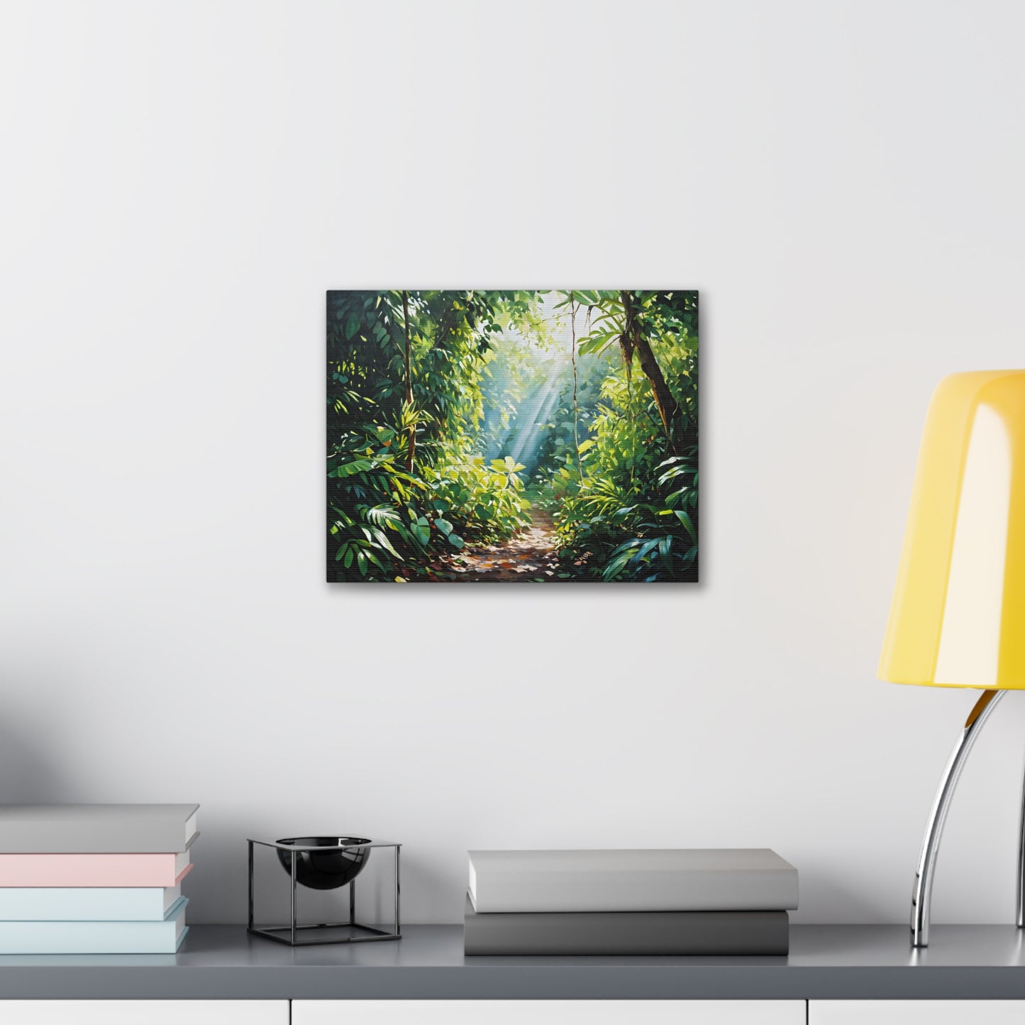 Lush Foliage: Classic Oil Painting Wall Décor